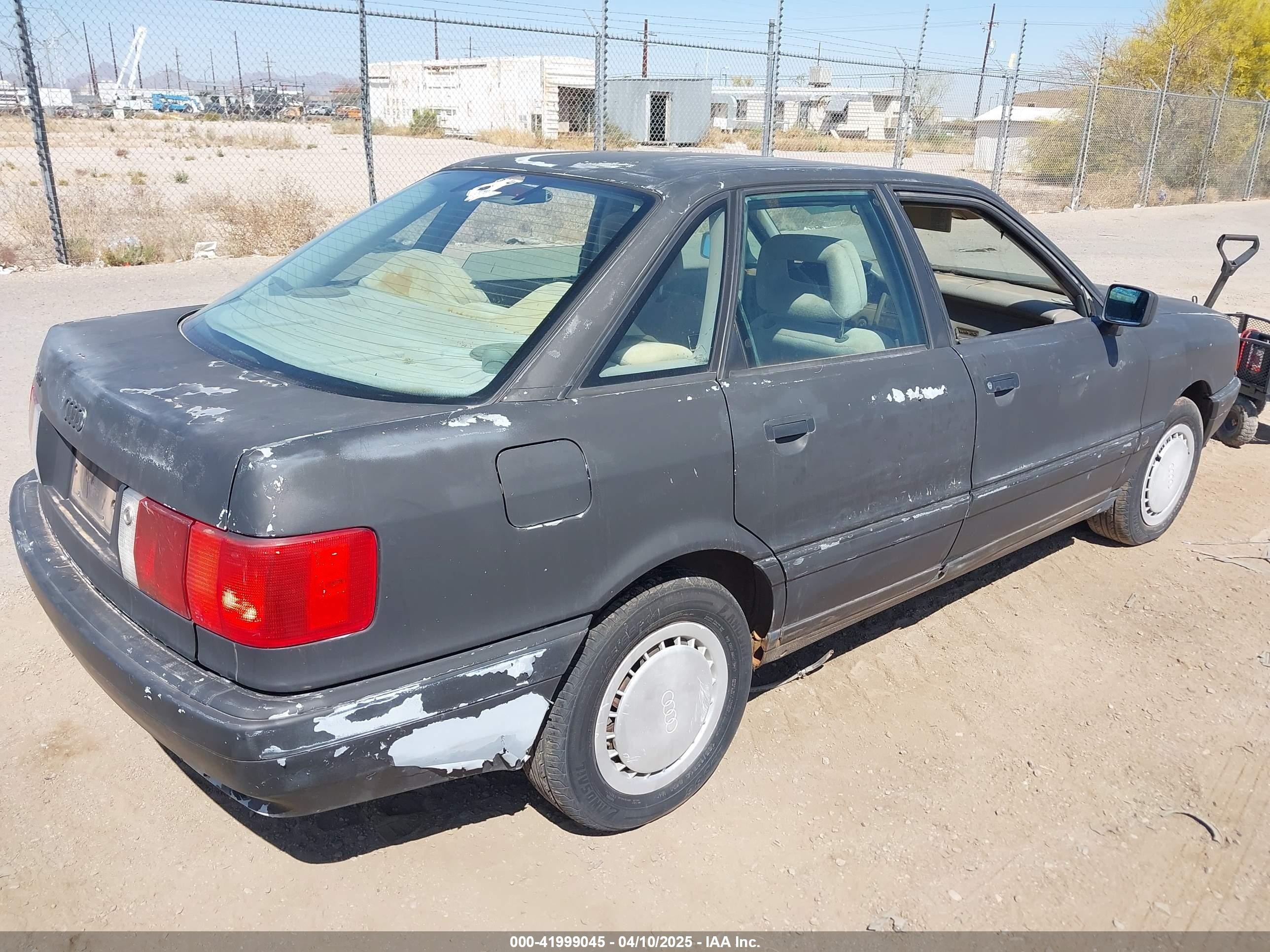 1991 Audi 80   Black vin: WAUEC58A0MA089752