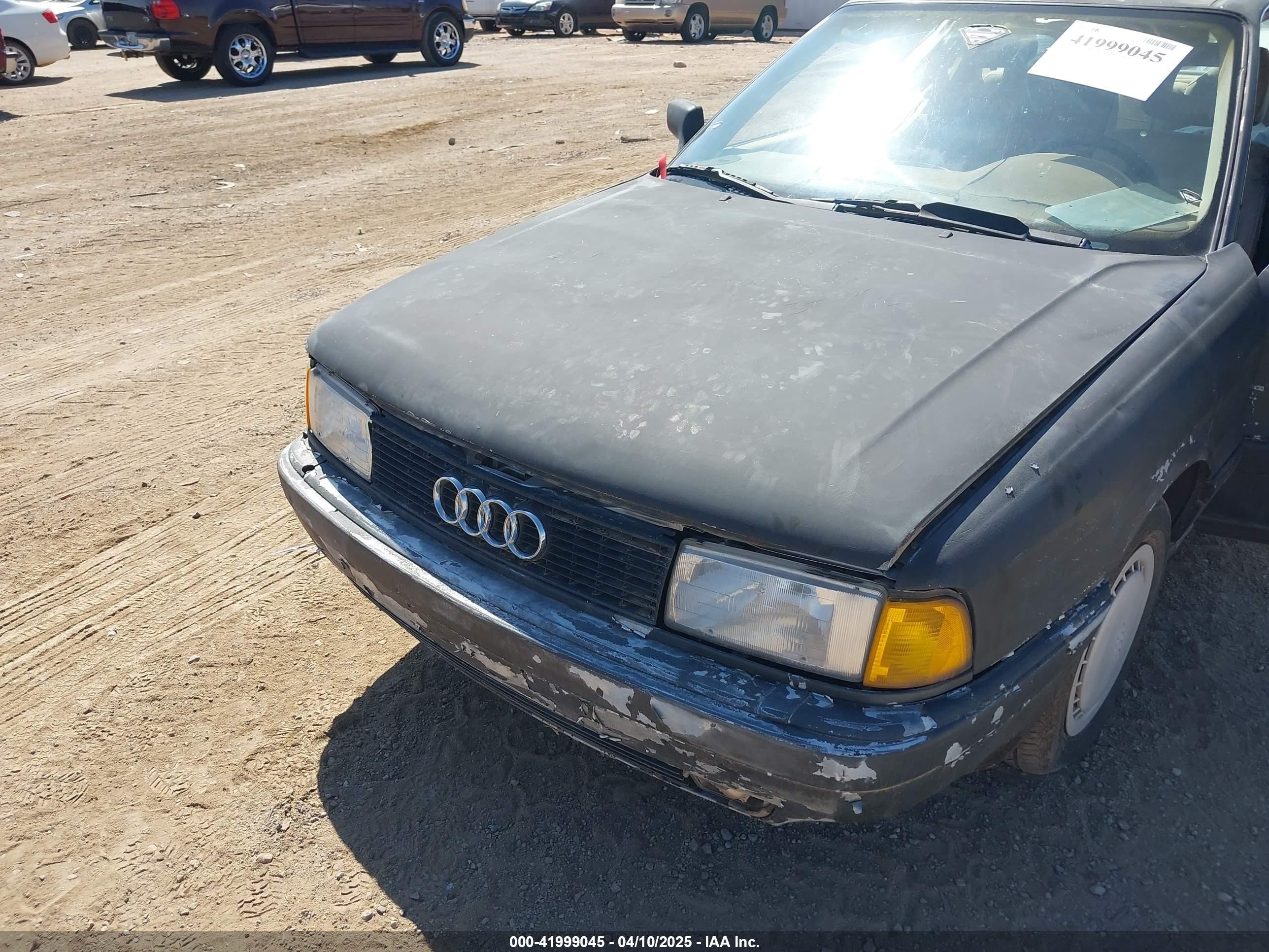 1991 Audi 80   Black vin: WAUEC58A0MA089752