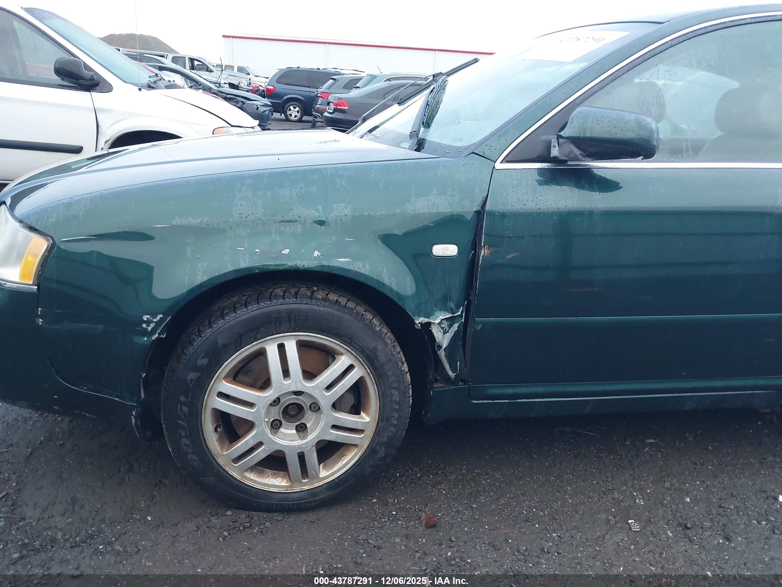 2000 Audi A6 2.7t Green vin: WAUED24B4YN076995
