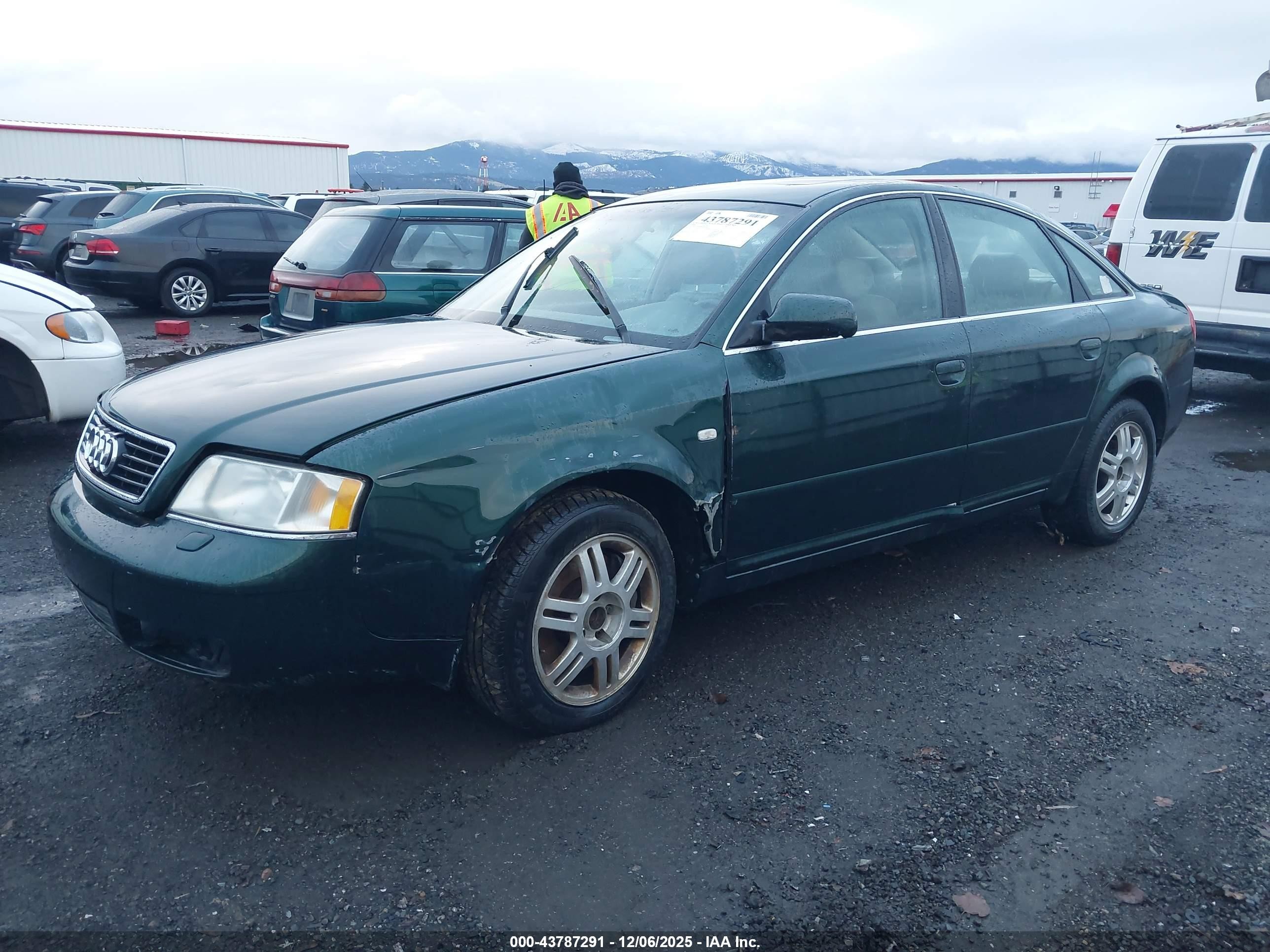 2000 Audi A6 2.7t Green vin: WAUED24B4YN076995