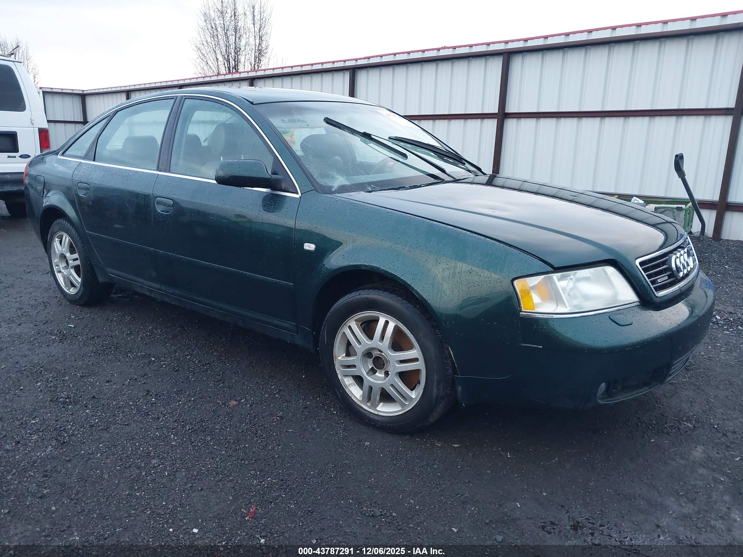 2000 Audi A6 2.7t Green vin: WAUED24B4YN076995