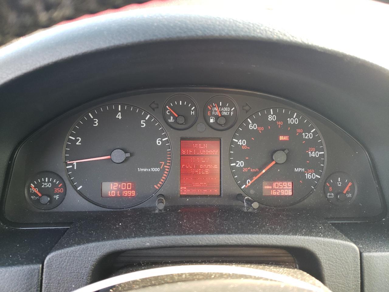 2000 Audi A6 2.7t Quattro Red vin: WAUED24BXYN082655