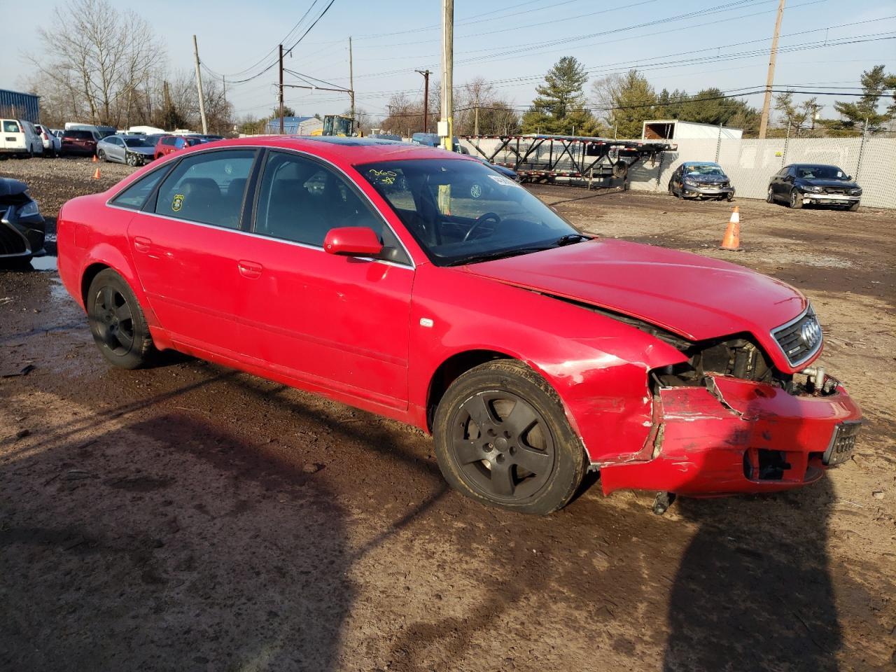 2000 Audi A6 2.7t Quattro Red vin: WAUED24BXYN082655
