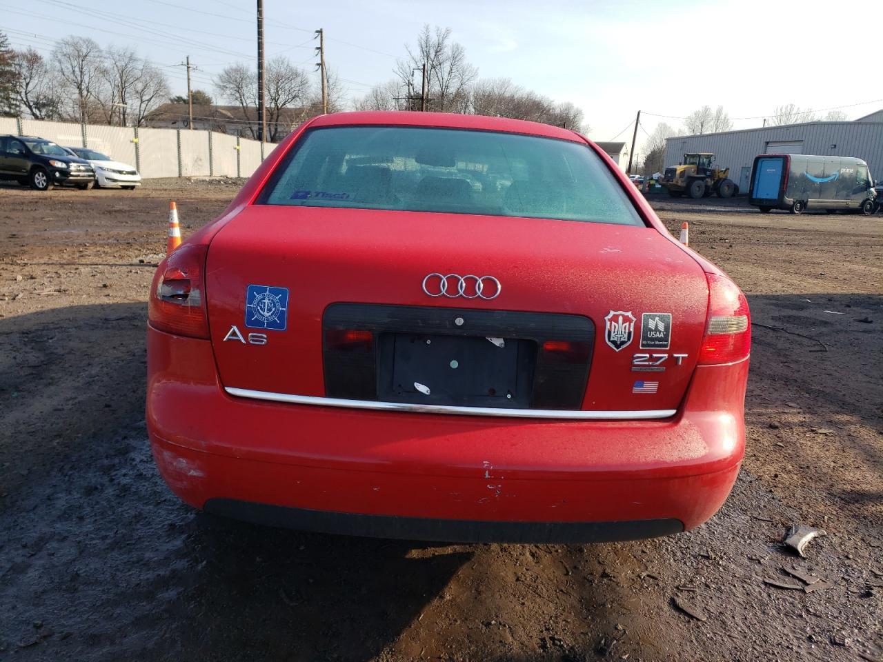2000 Audi A6 2.7t Quattro Red vin: WAUED24BXYN082655
