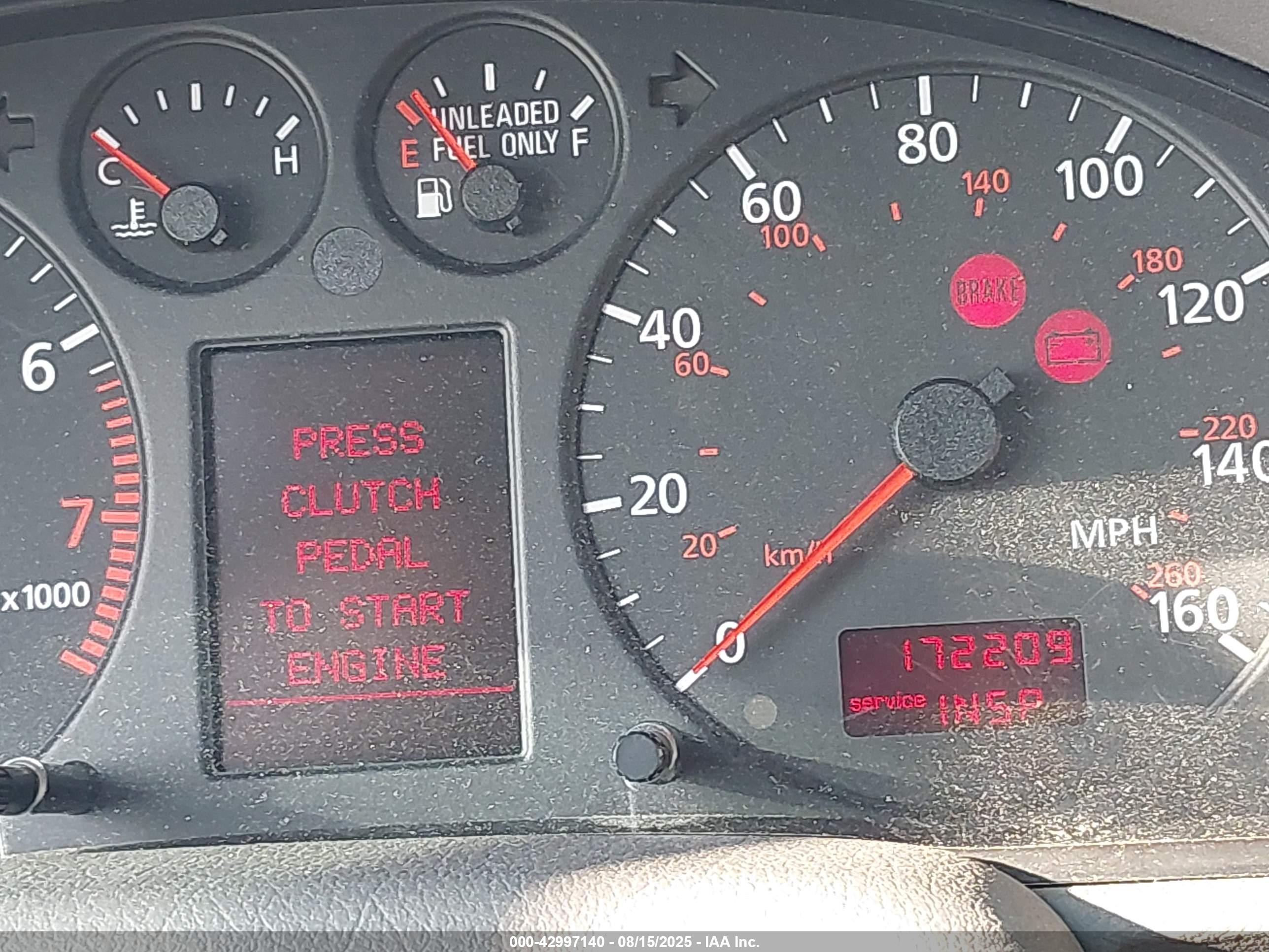 1999 Audi A4 2.8 Quattro Зеленый vin: WAUED28D1XA237241