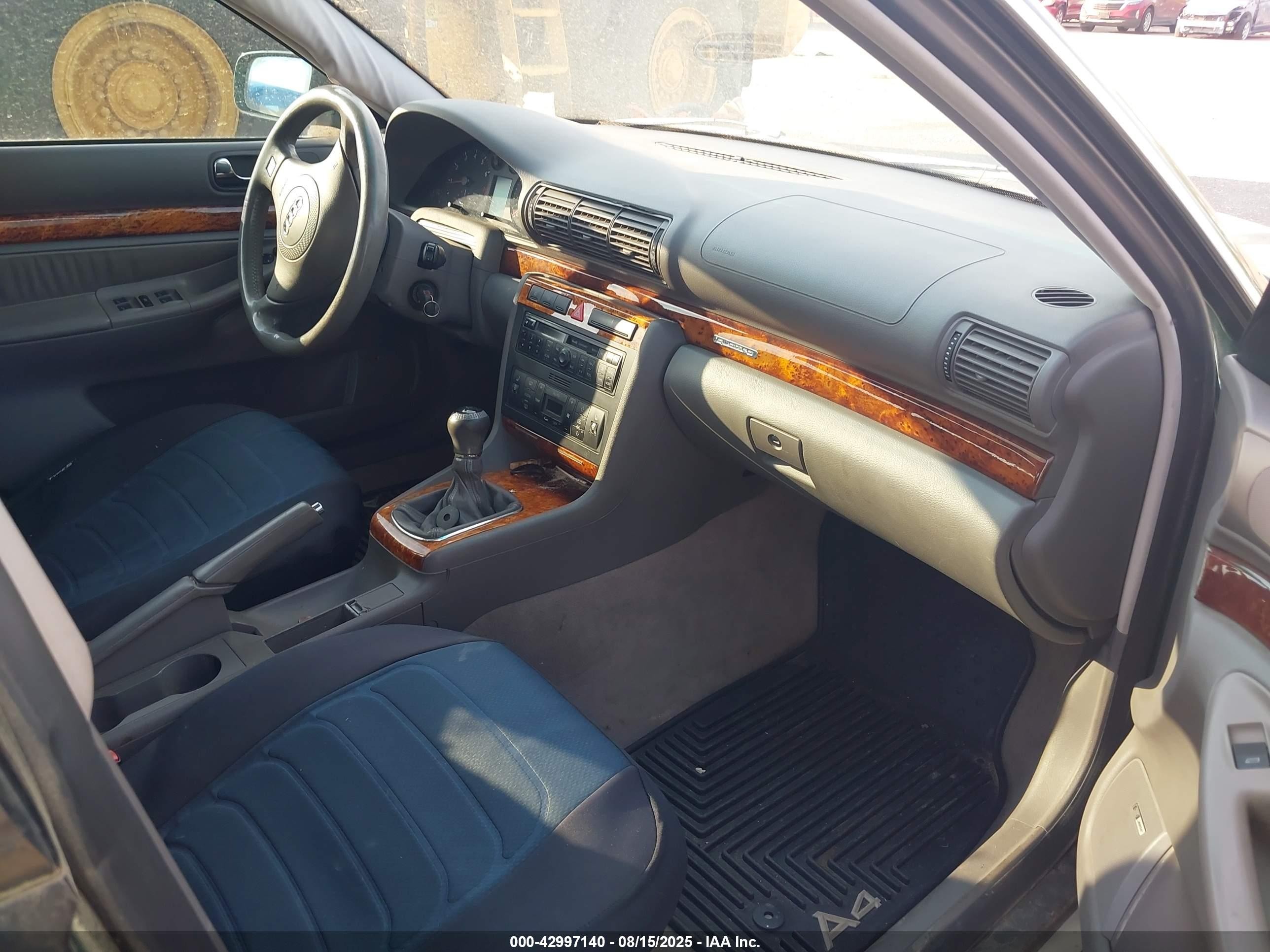 1999 Audi A4 2.8 Quattro Зеленый vin: WAUED28D1XA237241