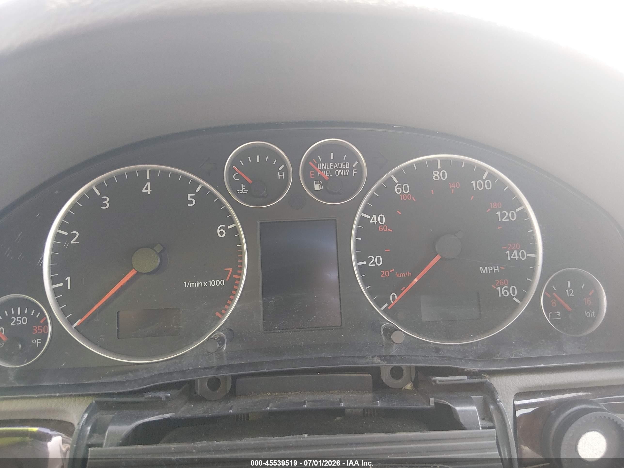 1998 Audi A4 2.8 (a5) Quattro/2.8 (m5) Quattro Silver vin: WAUED28D2WA256475