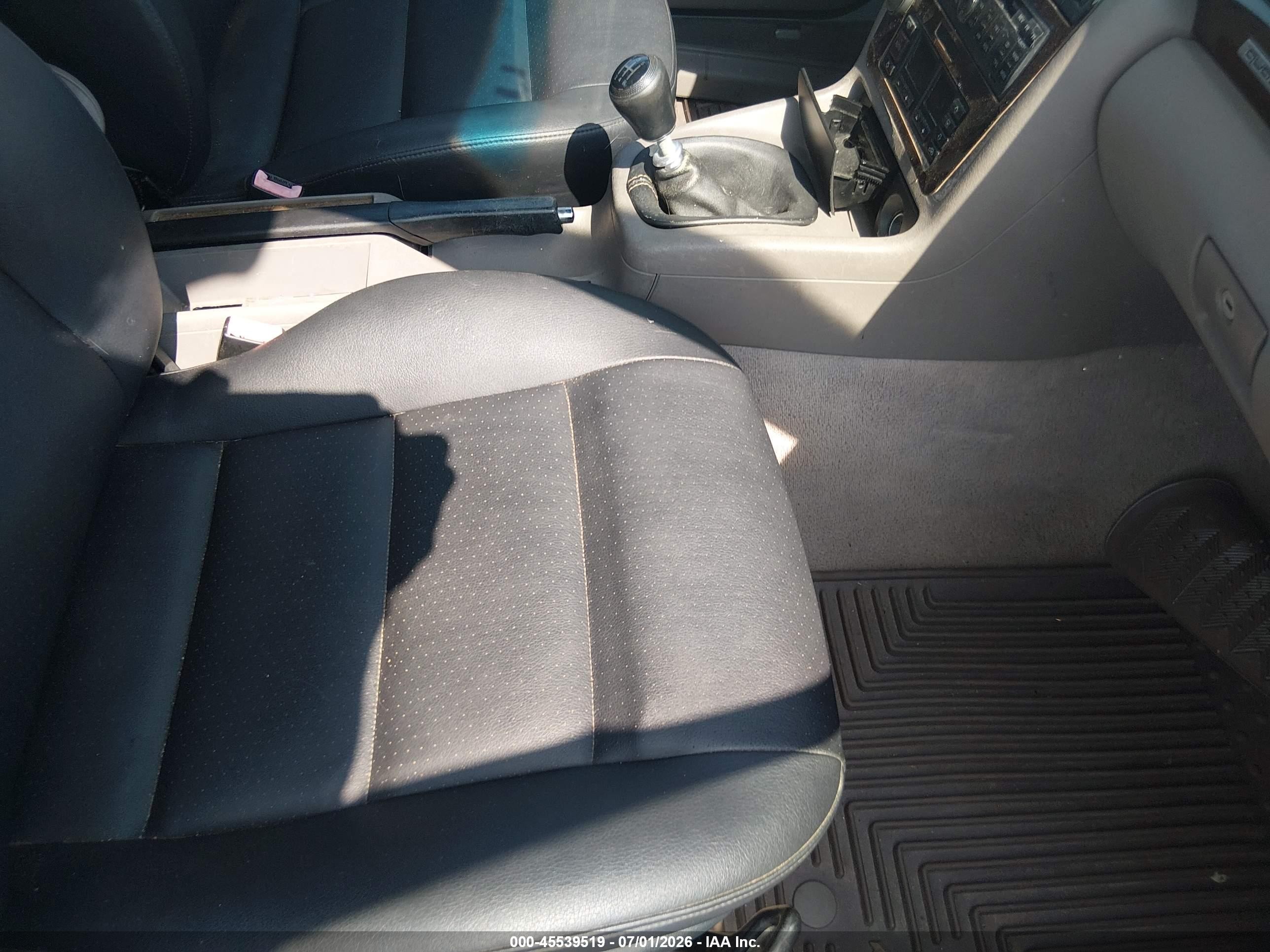 1998 Audi A4 2.8 (a5) Quattro/2.8 (m5) Quattro Silver vin: WAUED28D2WA256475