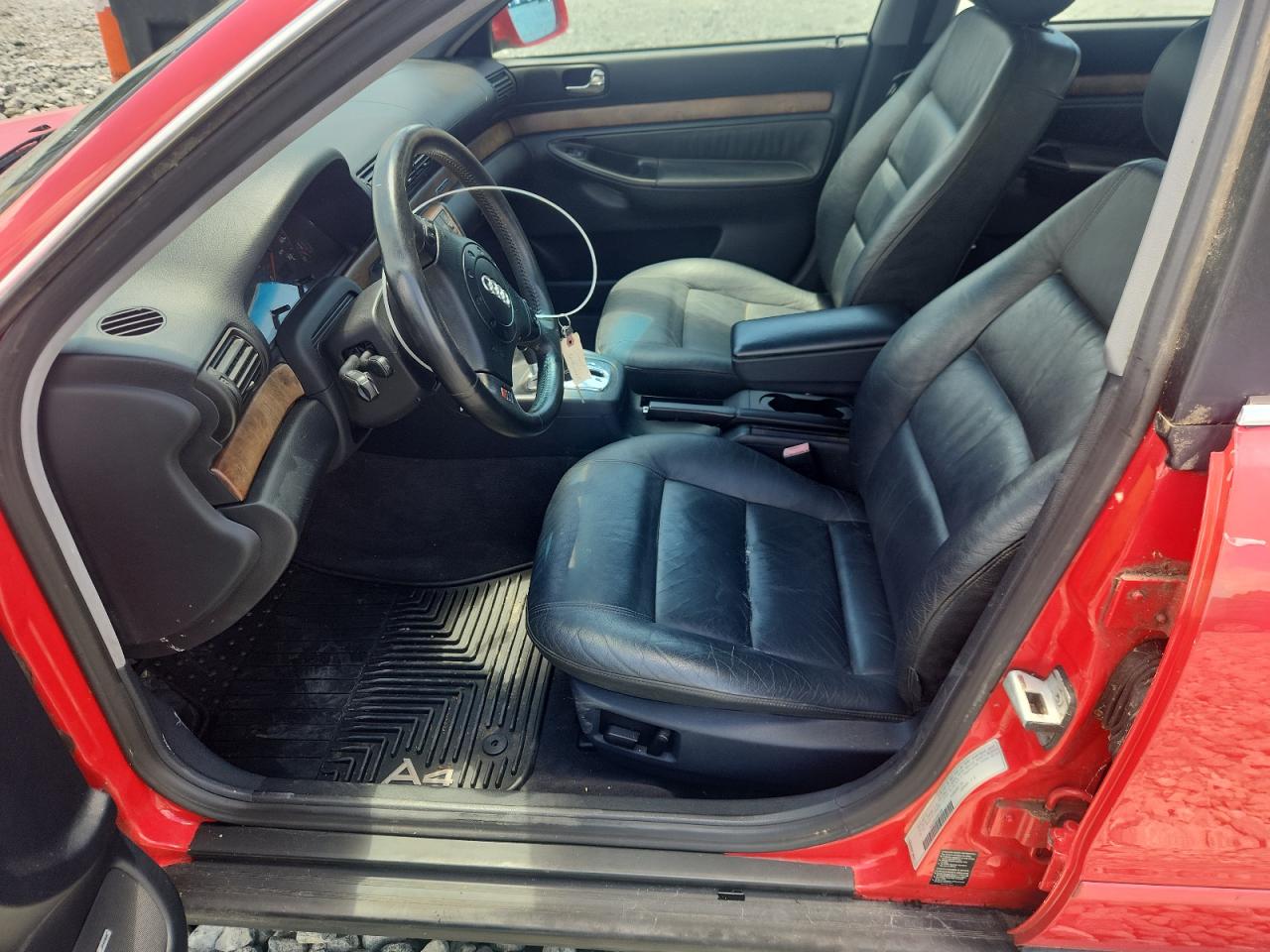 1999 Audi A4 2.8 Quattro Red vin: WAUED28D2XA044600