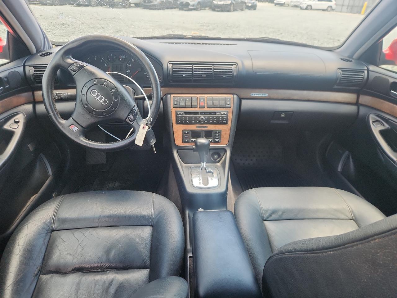 1999 Audi A4 2.8 Quattro Red vin: WAUED28D2XA044600