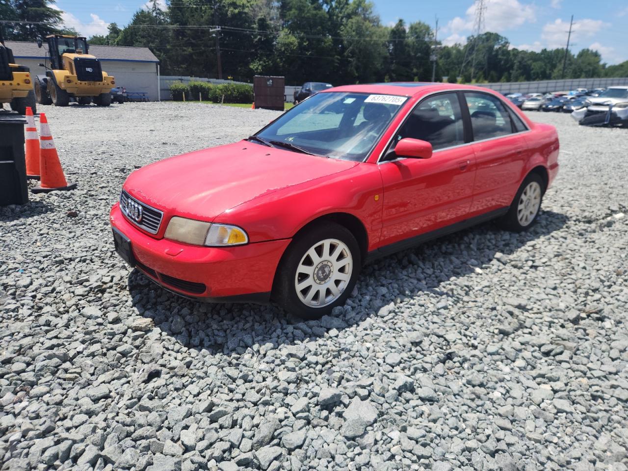 1999 Audi A4 2.8 Quattro Red vin: WAUED28D2XA044600
