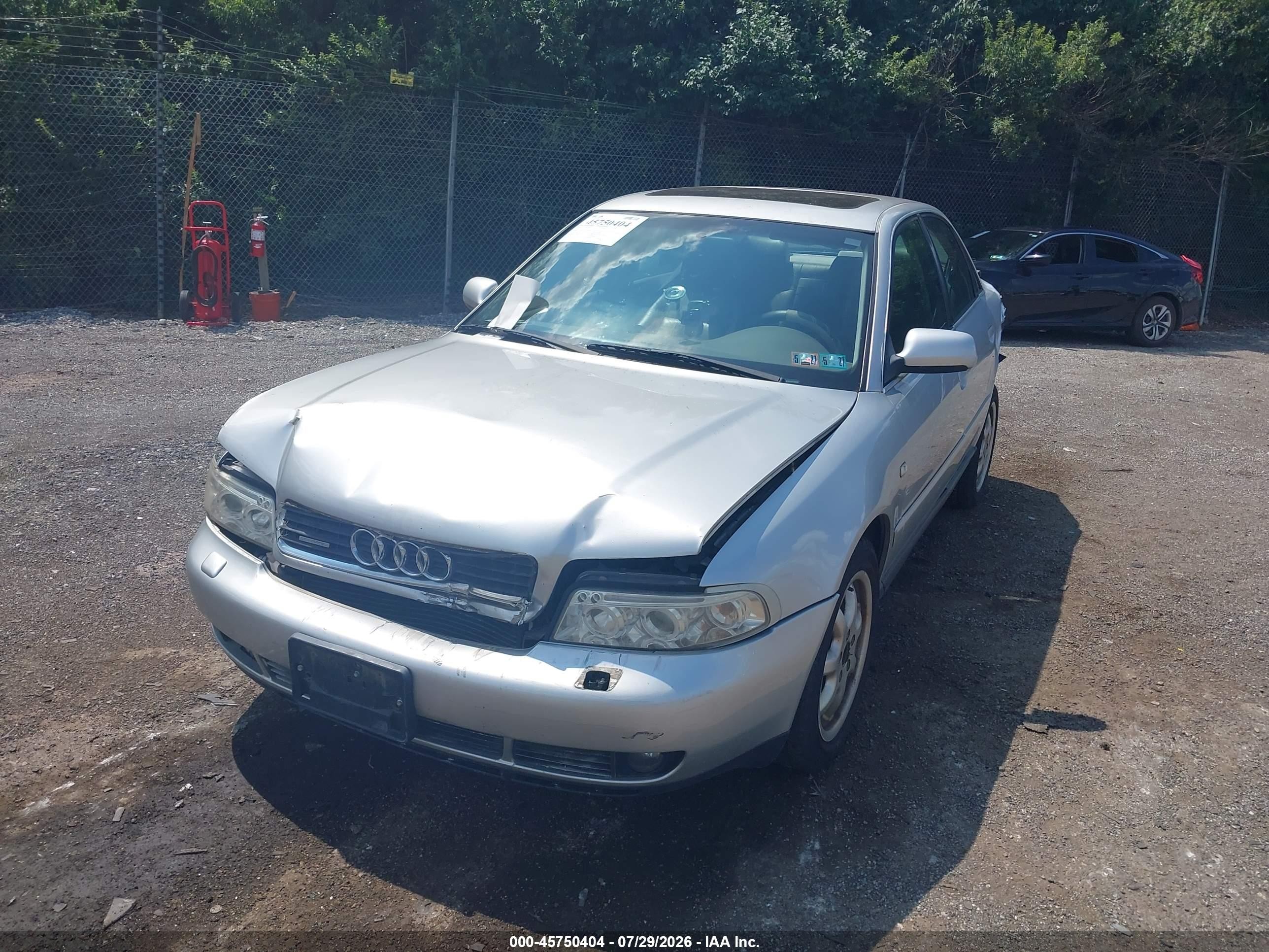 1999 Audi A4 2.8 Silver vin: WAUED28D2XA323805
