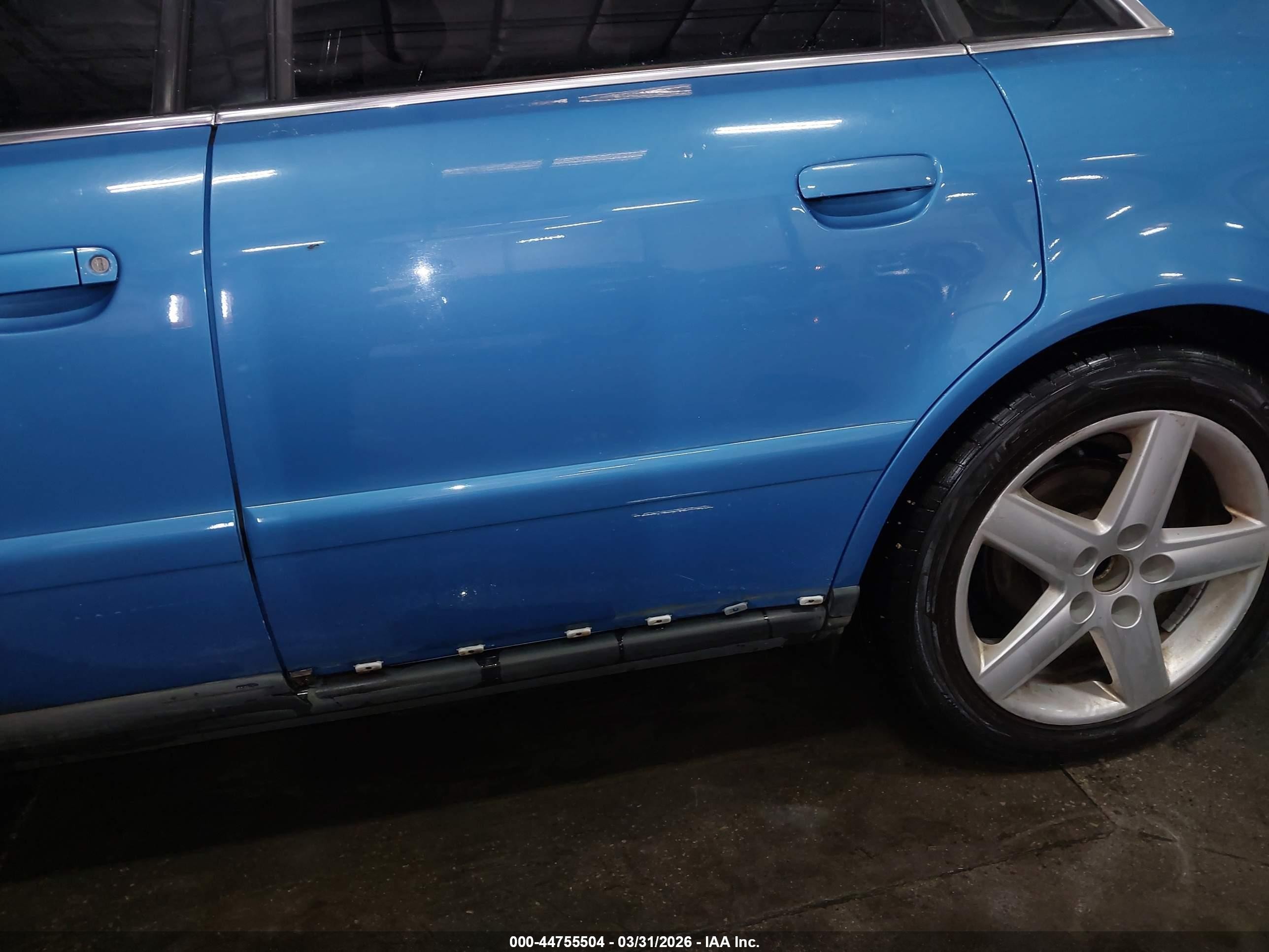 1999 Audi A4 2.8 Blue vin: WAUED28D4XA296736