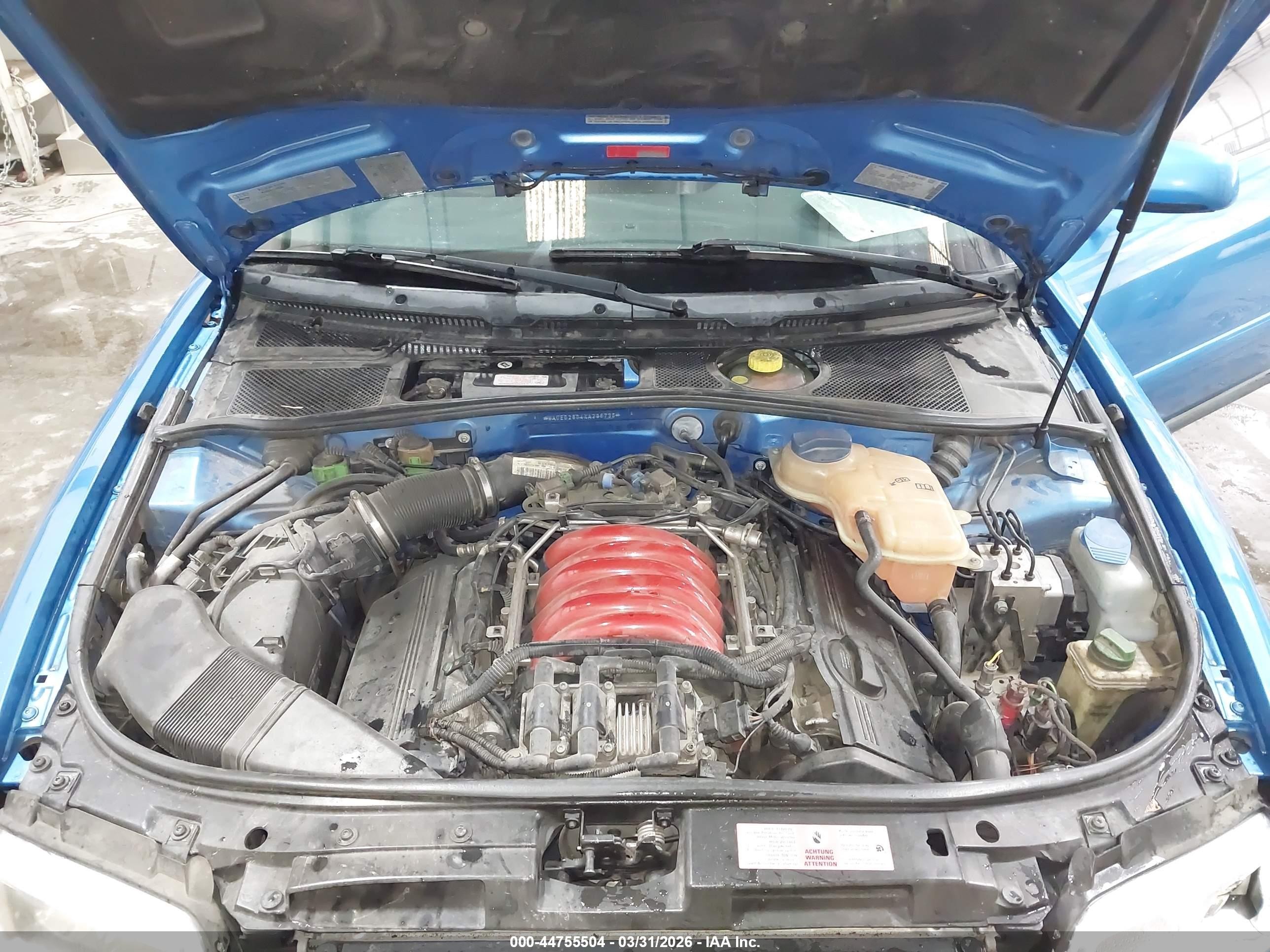 1999 Audi A4 2.8 Blue vin: WAUED28D4XA296736