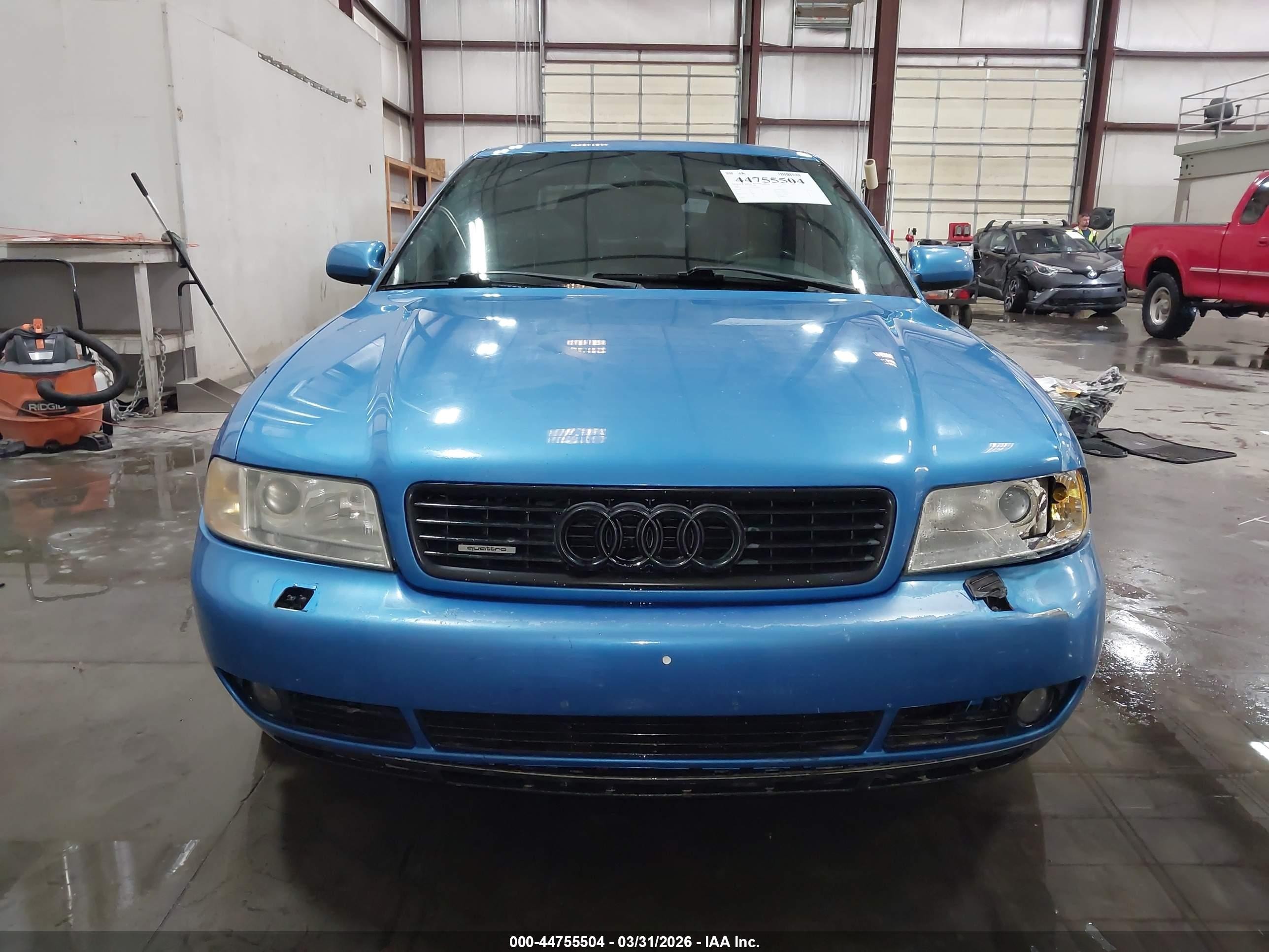 1999 Audi A4 2.8 Blue vin: WAUED28D4XA296736