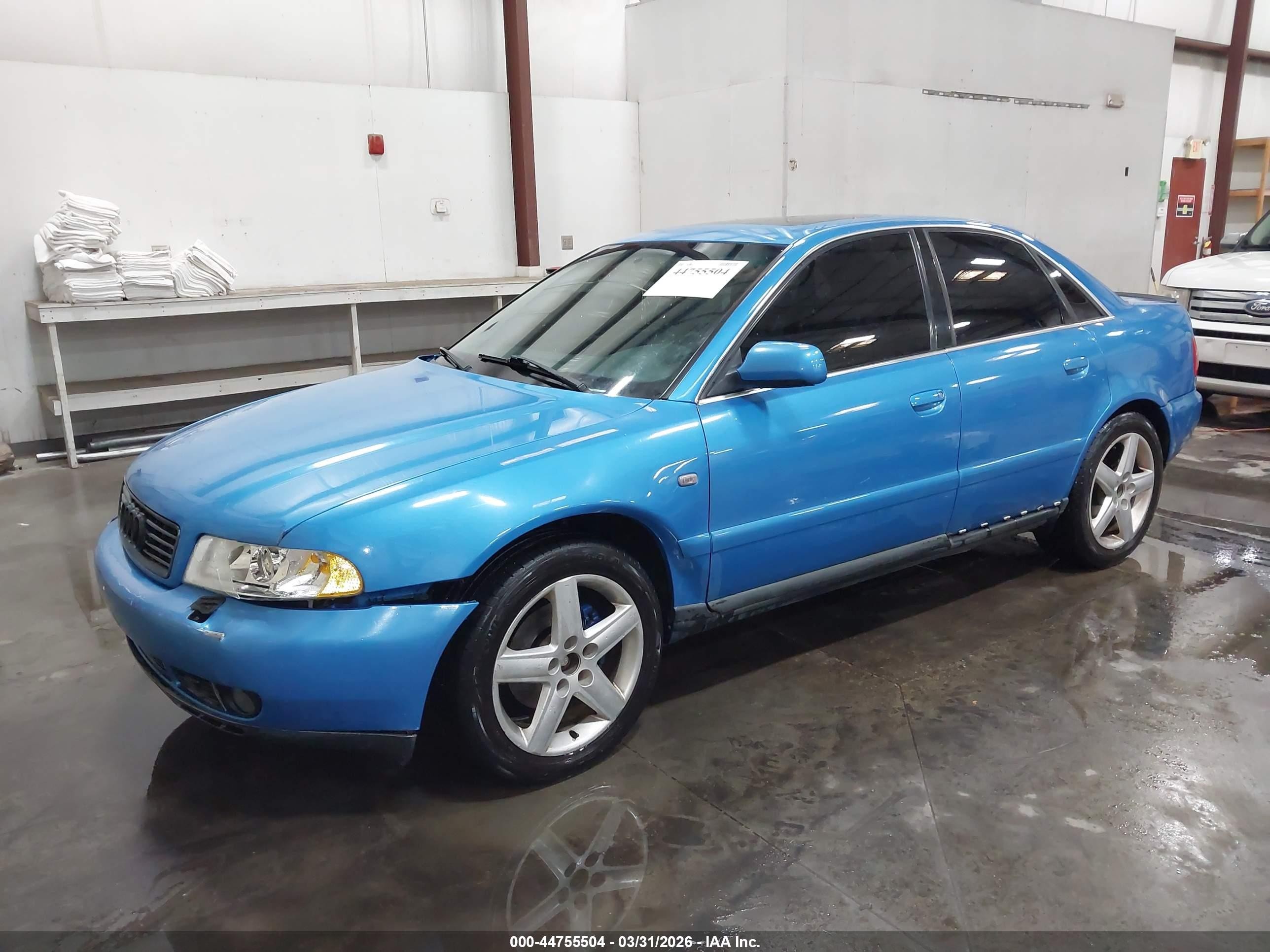1999 Audi A4 2.8 Blue vin: WAUED28D4XA296736