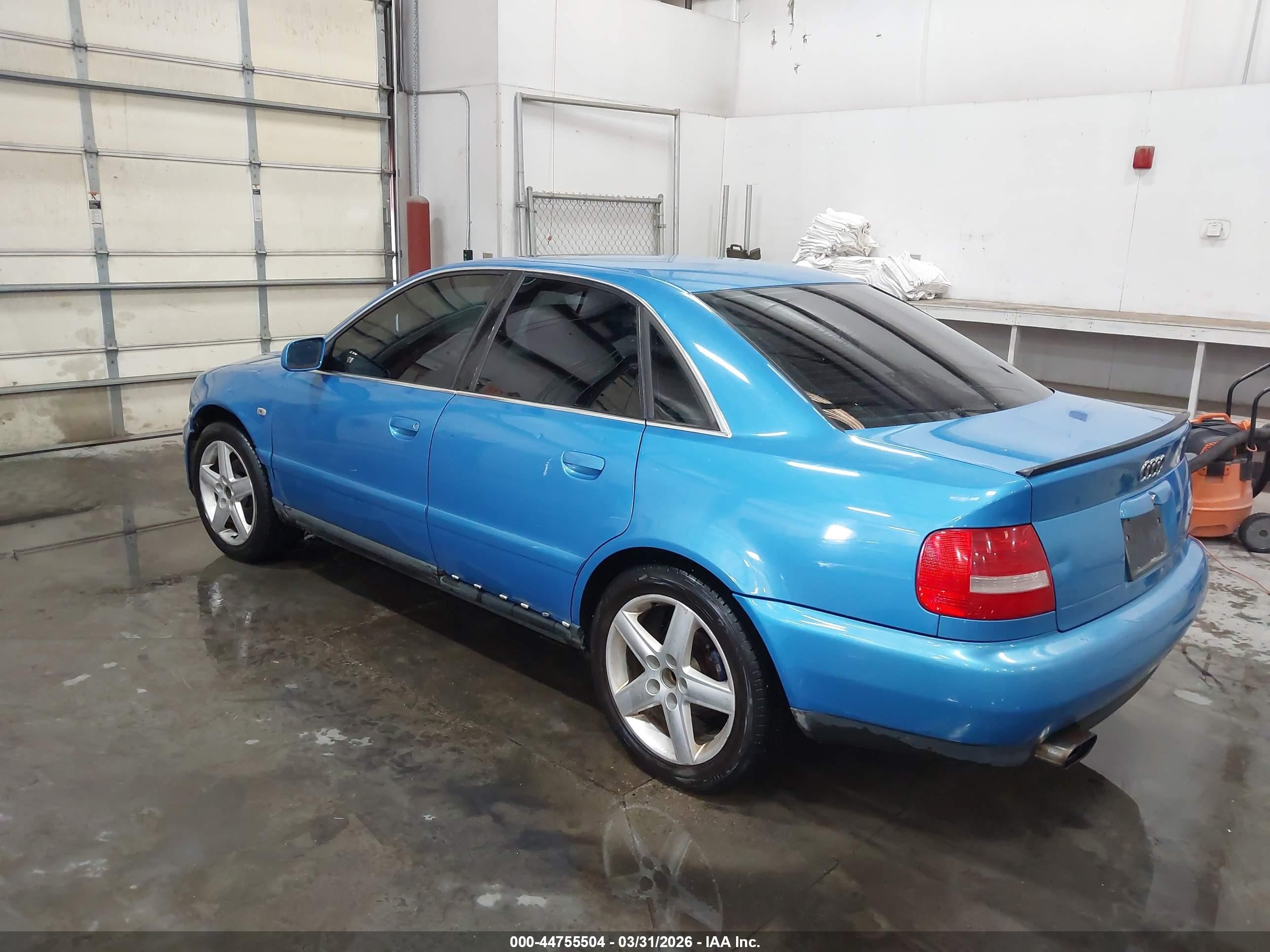 1999 Audi A4 2.8 Blue vin: WAUED28D4XA296736