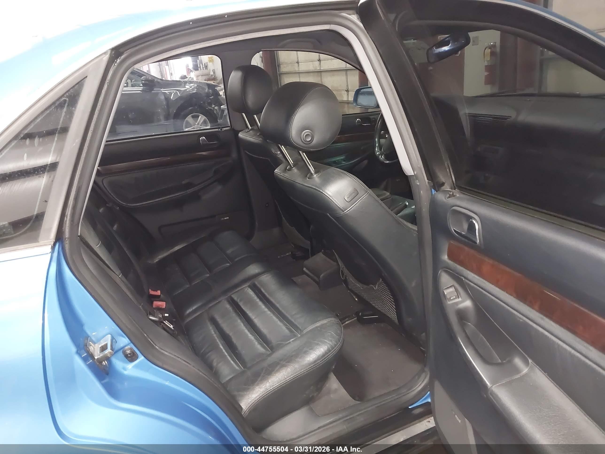 1999 Audi A4 2.8 Blue vin: WAUED28D4XA296736
