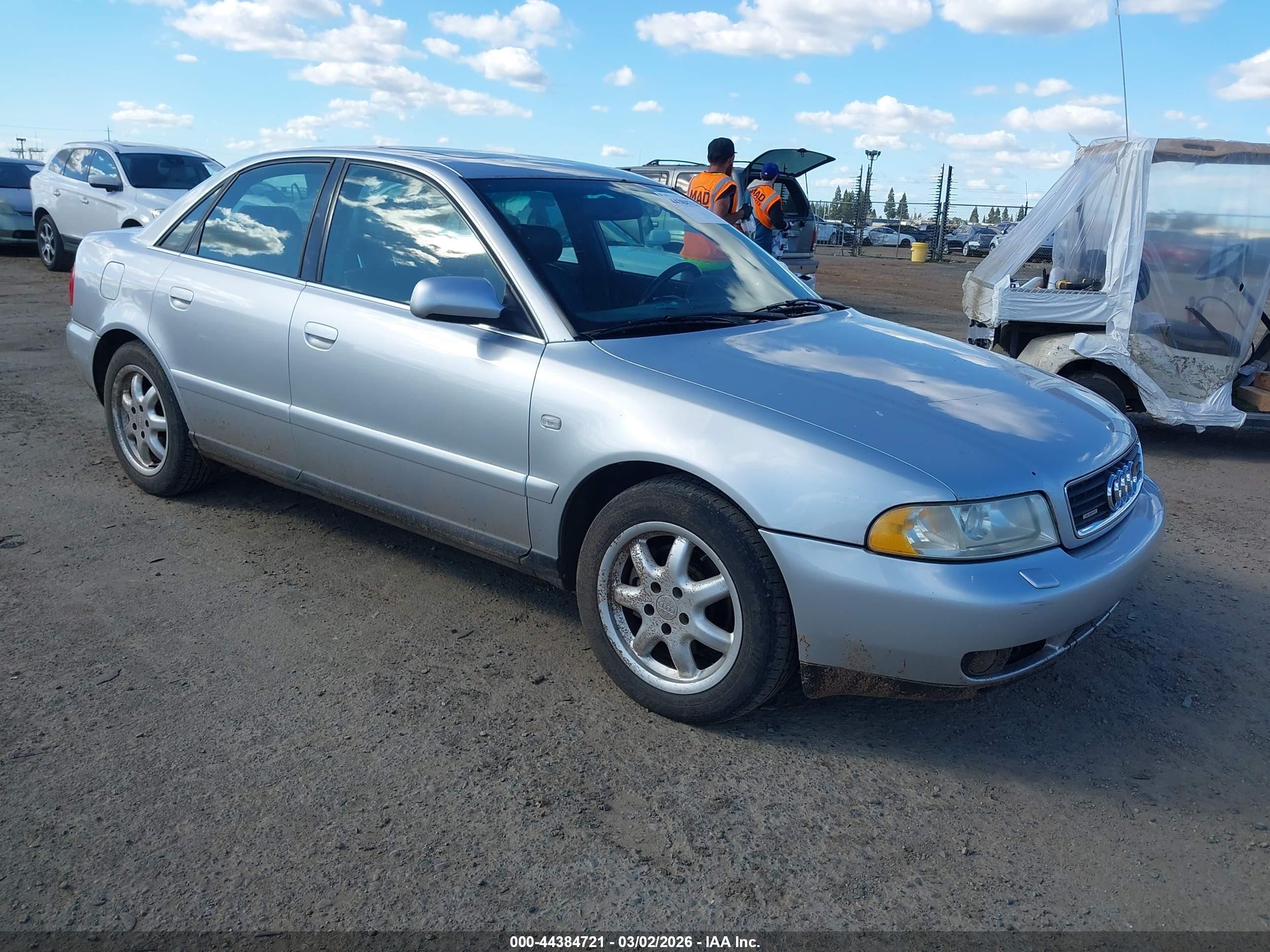 1999 Audi A4 2.8 Silver vin: WAUED28D7XA258174