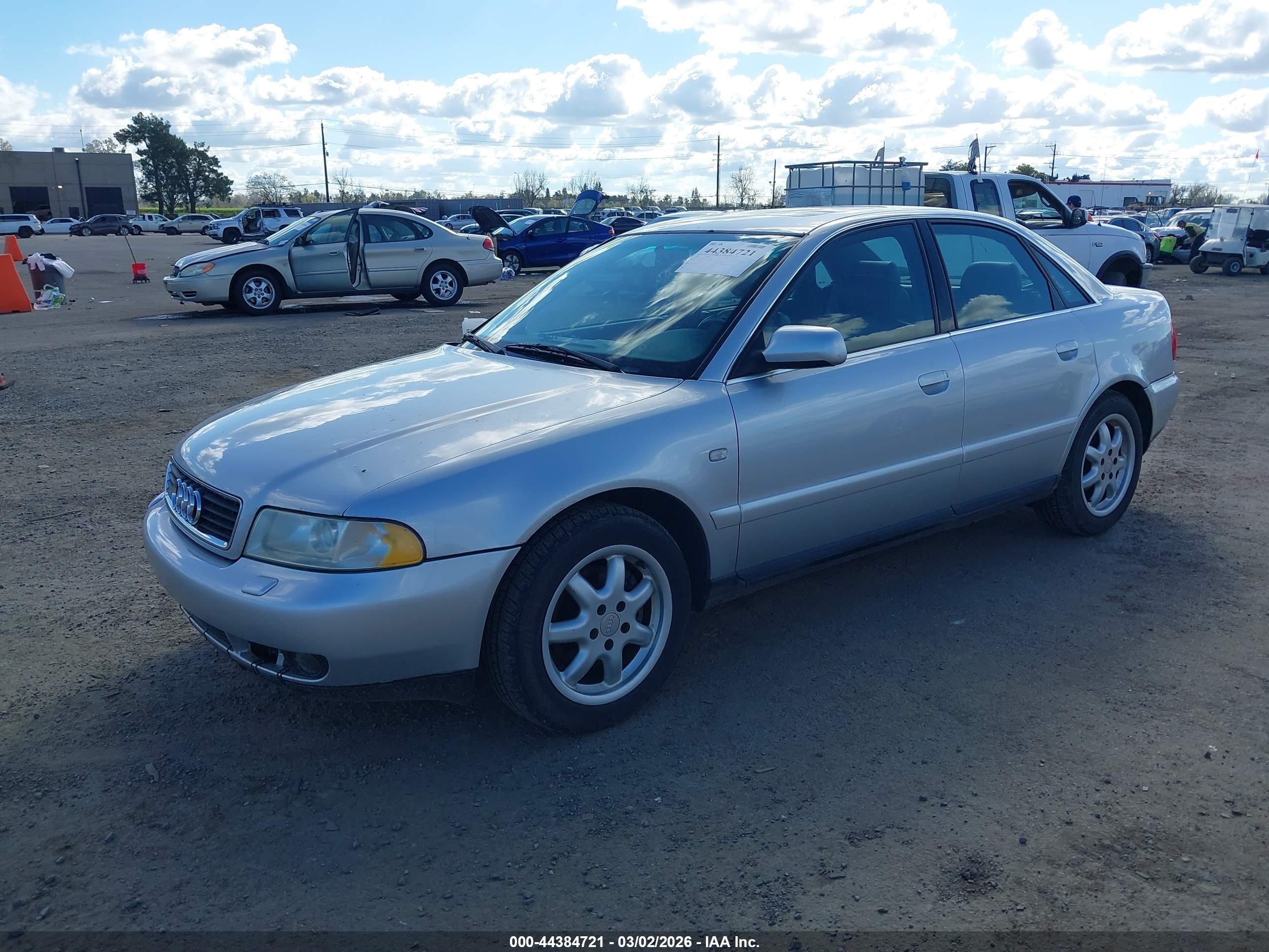 1999 Audi A4 2.8 Silver vin: WAUED28D7XA258174