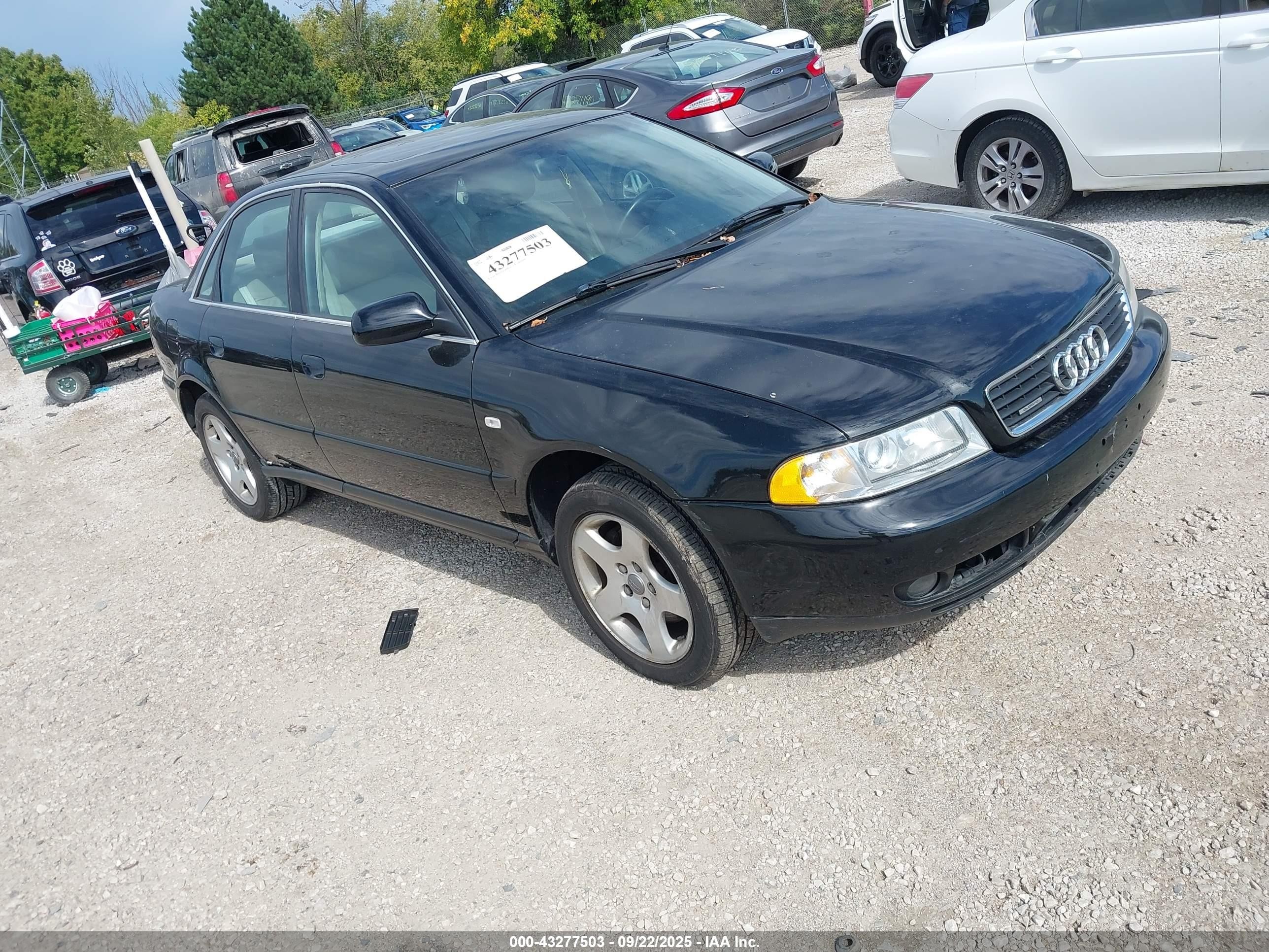 1999 Audi A4 2.8 Black vin: WAUED28D7XA308829