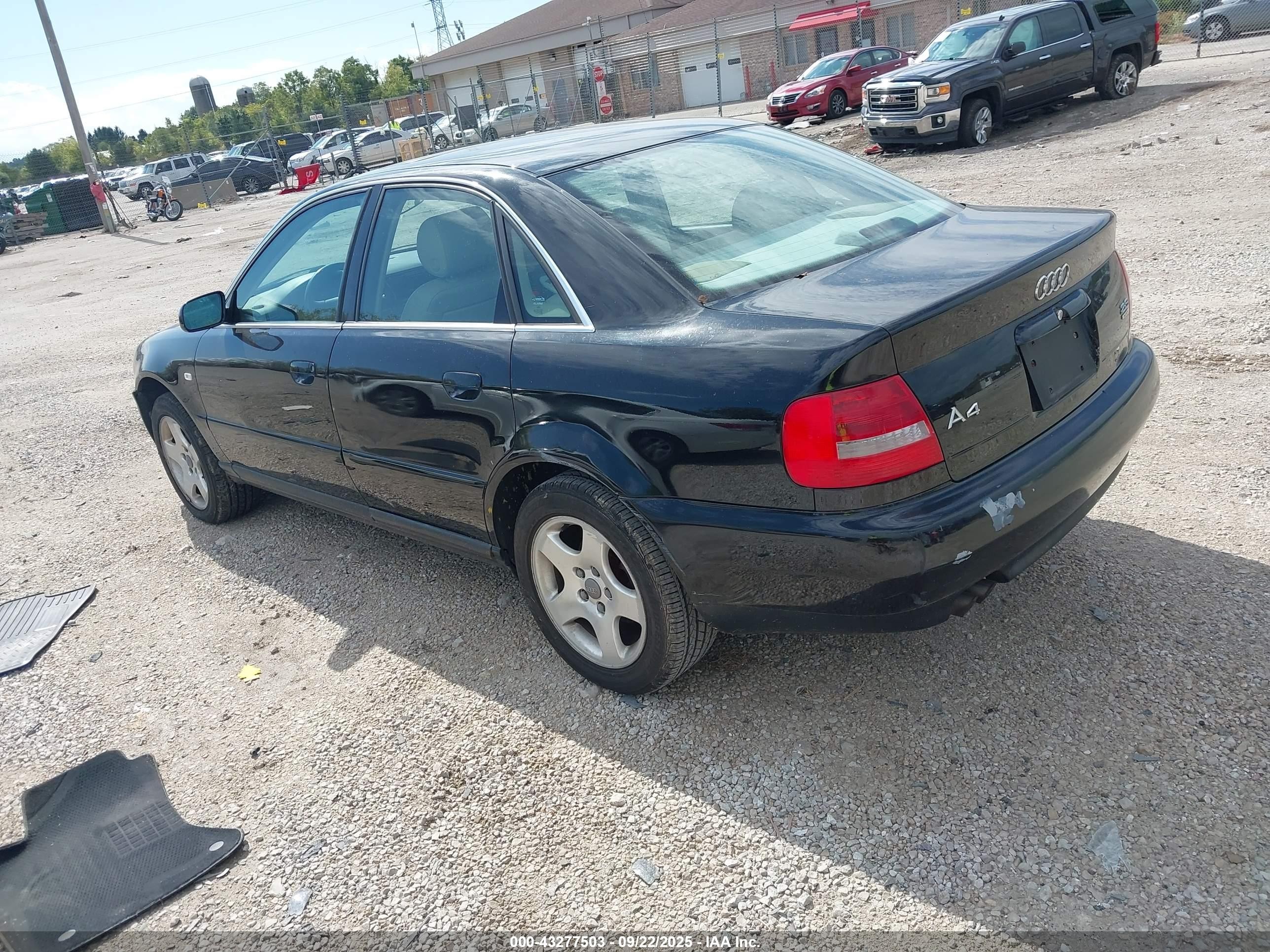 1999 Audi A4 2.8 Black vin: WAUED28D7XA308829