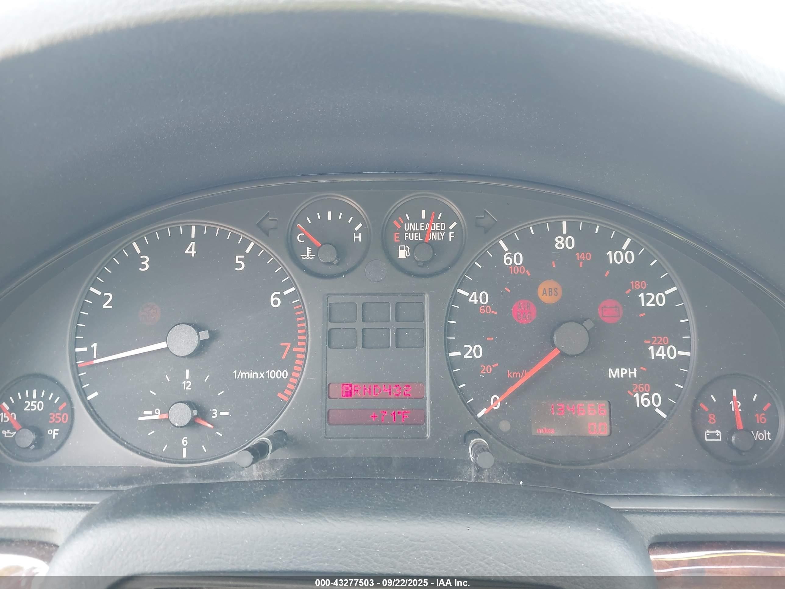 1999 Audi A4 2.8 Black vin: WAUED28D7XA308829