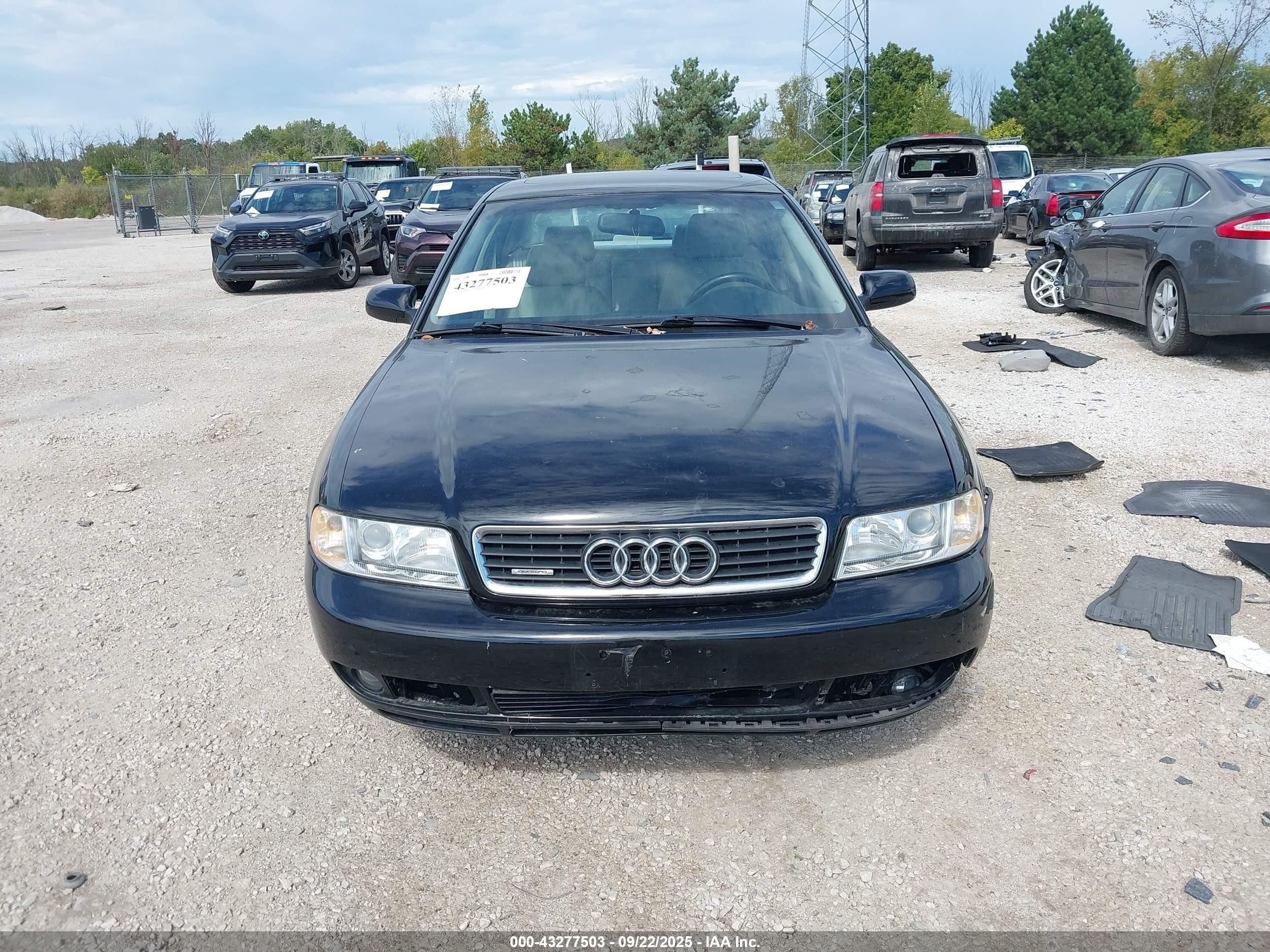 1999 Audi A4 2.8 Black vin: WAUED28D7XA308829