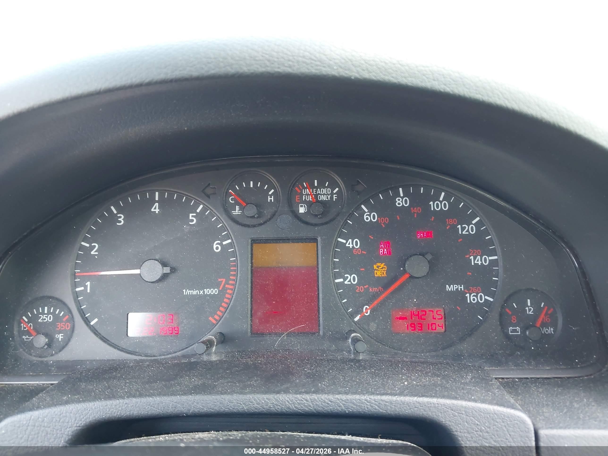 2000 Audi A6 2.7t Черный vin: WAUED54B6YN000695