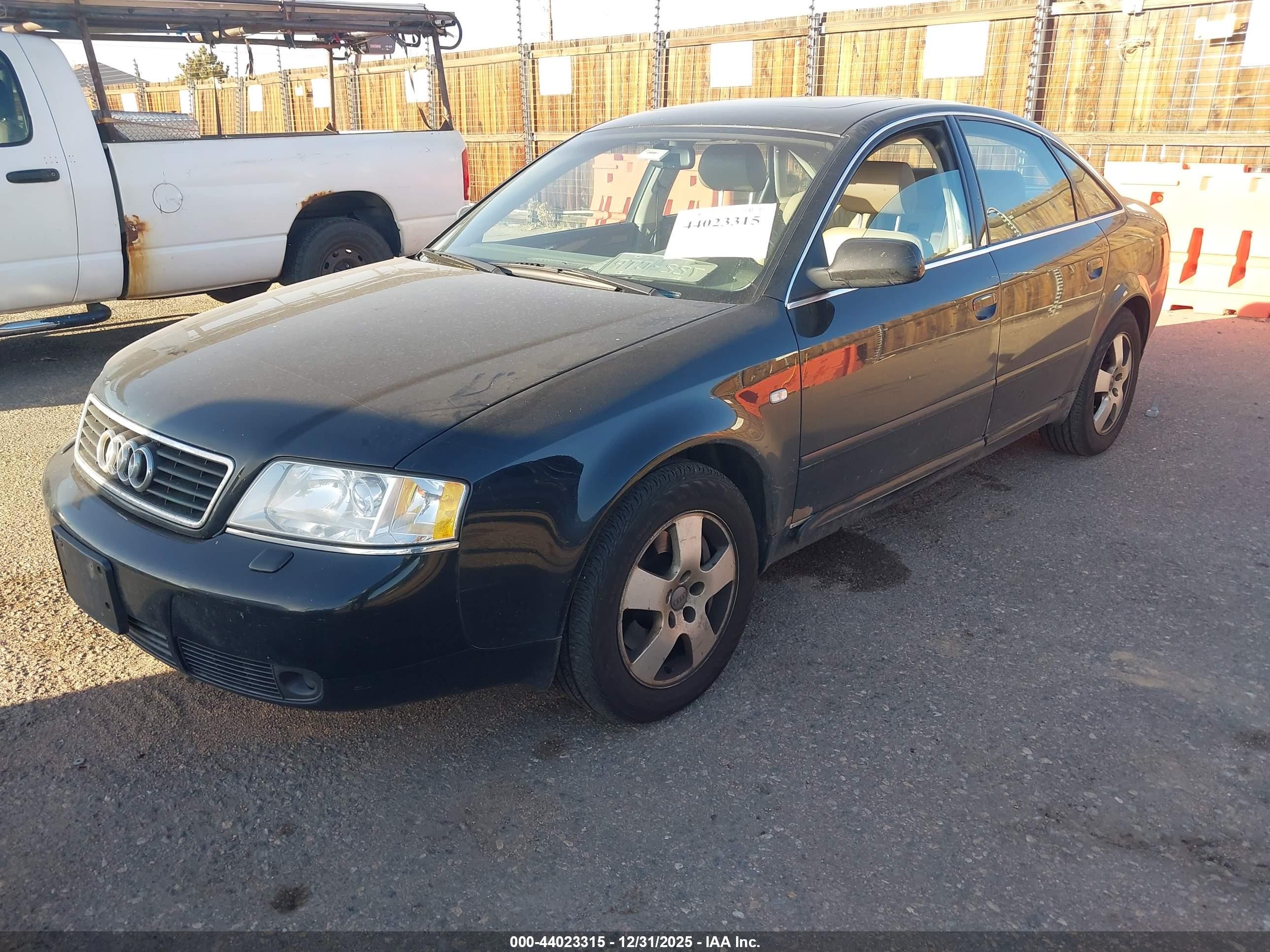 2001 Audi A6 2.7t Black vin: WAUED64B51N025535
