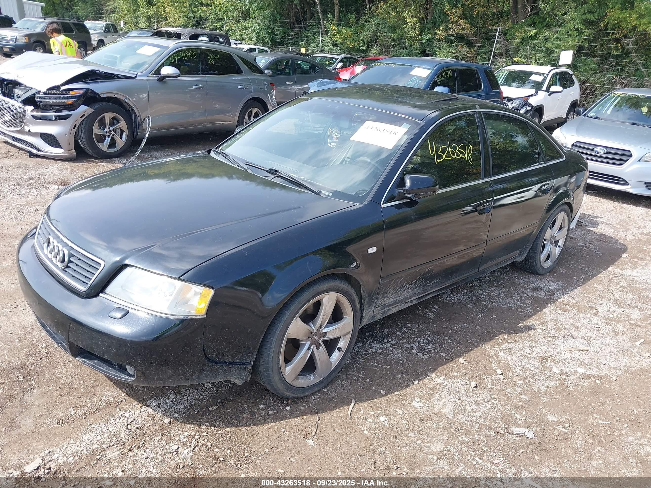 2000 Audi A6 2.7t Black vin: WAUED64B6YN076293