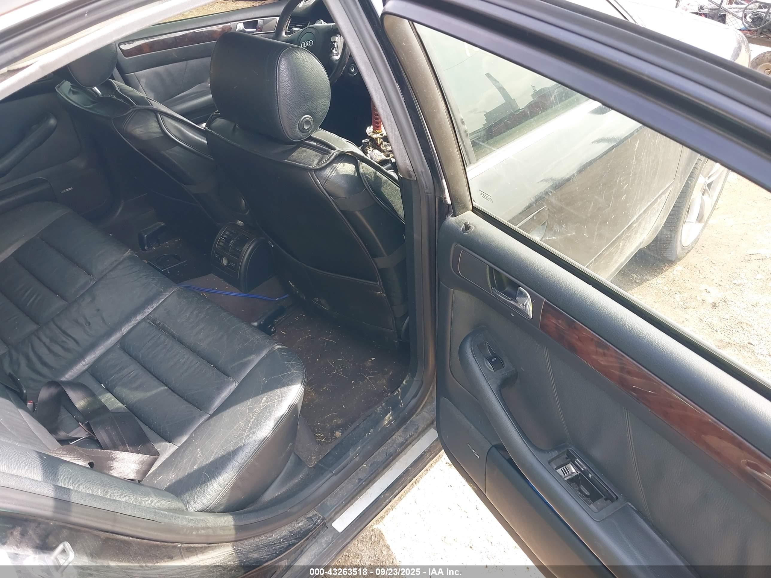 2000 Audi A6 2.7t Black vin: WAUED64B6YN076293