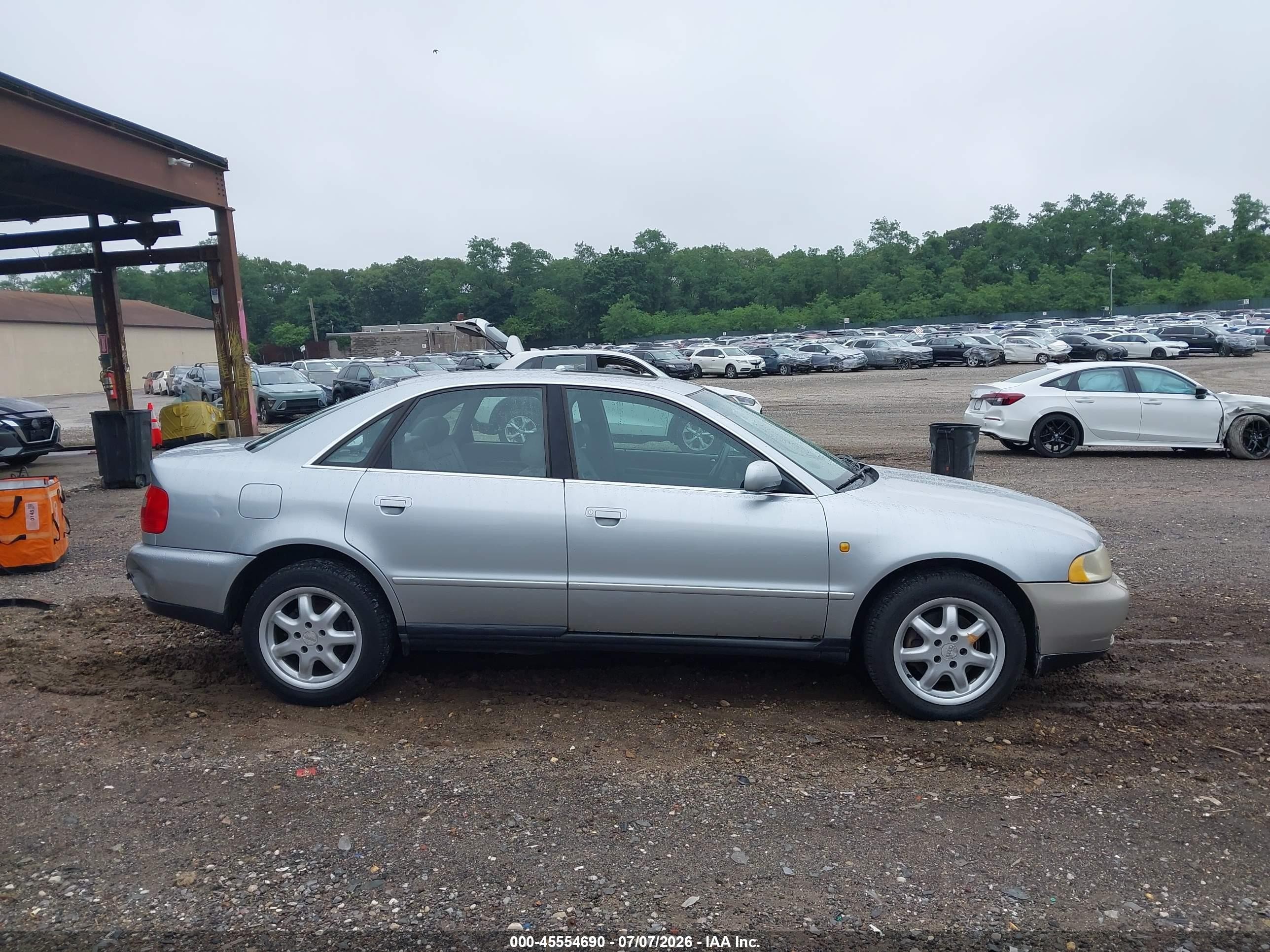 1998 Audi A4 2.8/2.8 (a5) Quattro Gray vin: WAUED68DXWA073333