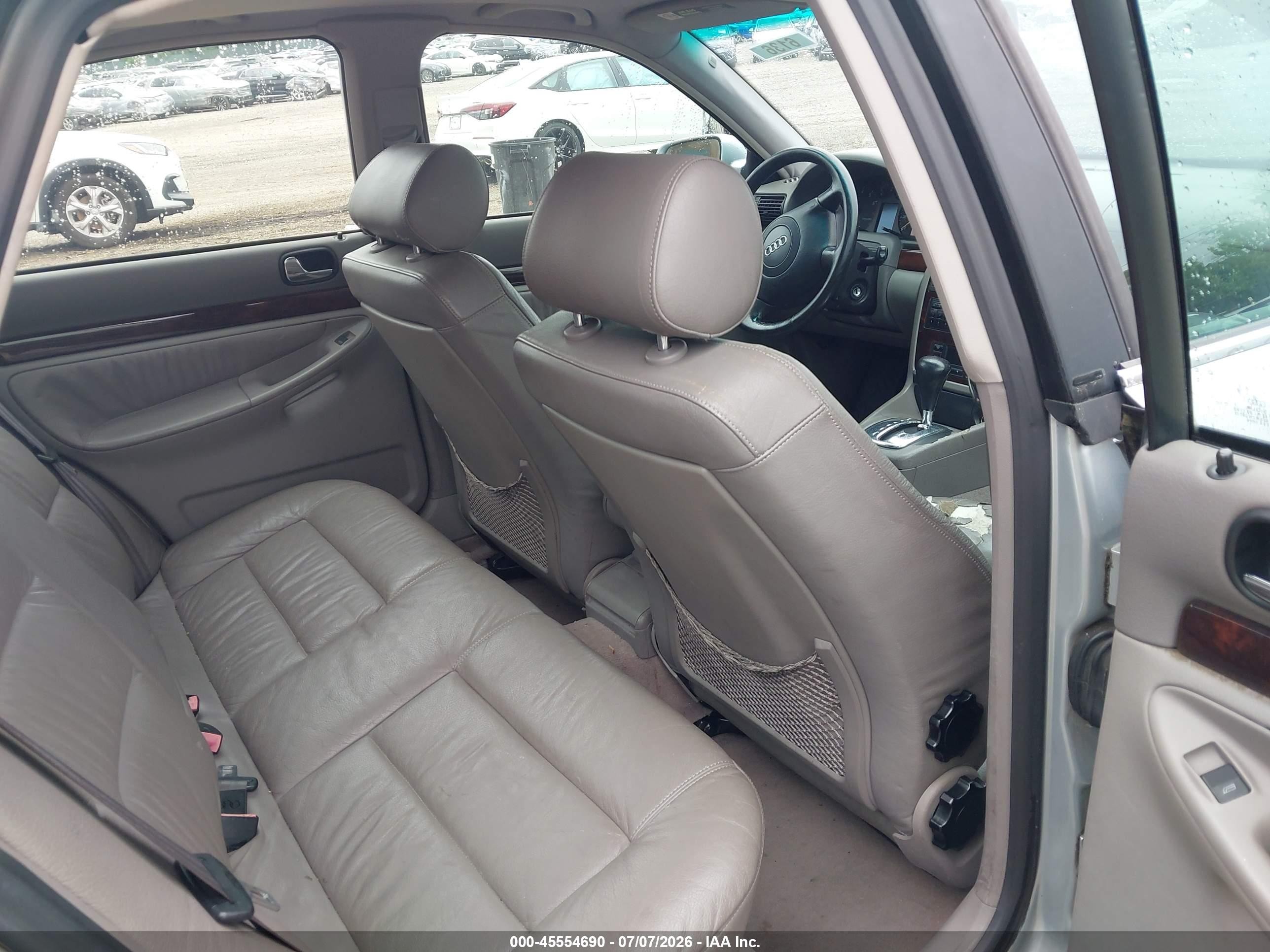 1998 Audi A4 2.8/2.8 (a5) Quattro Gray vin: WAUED68DXWA073333