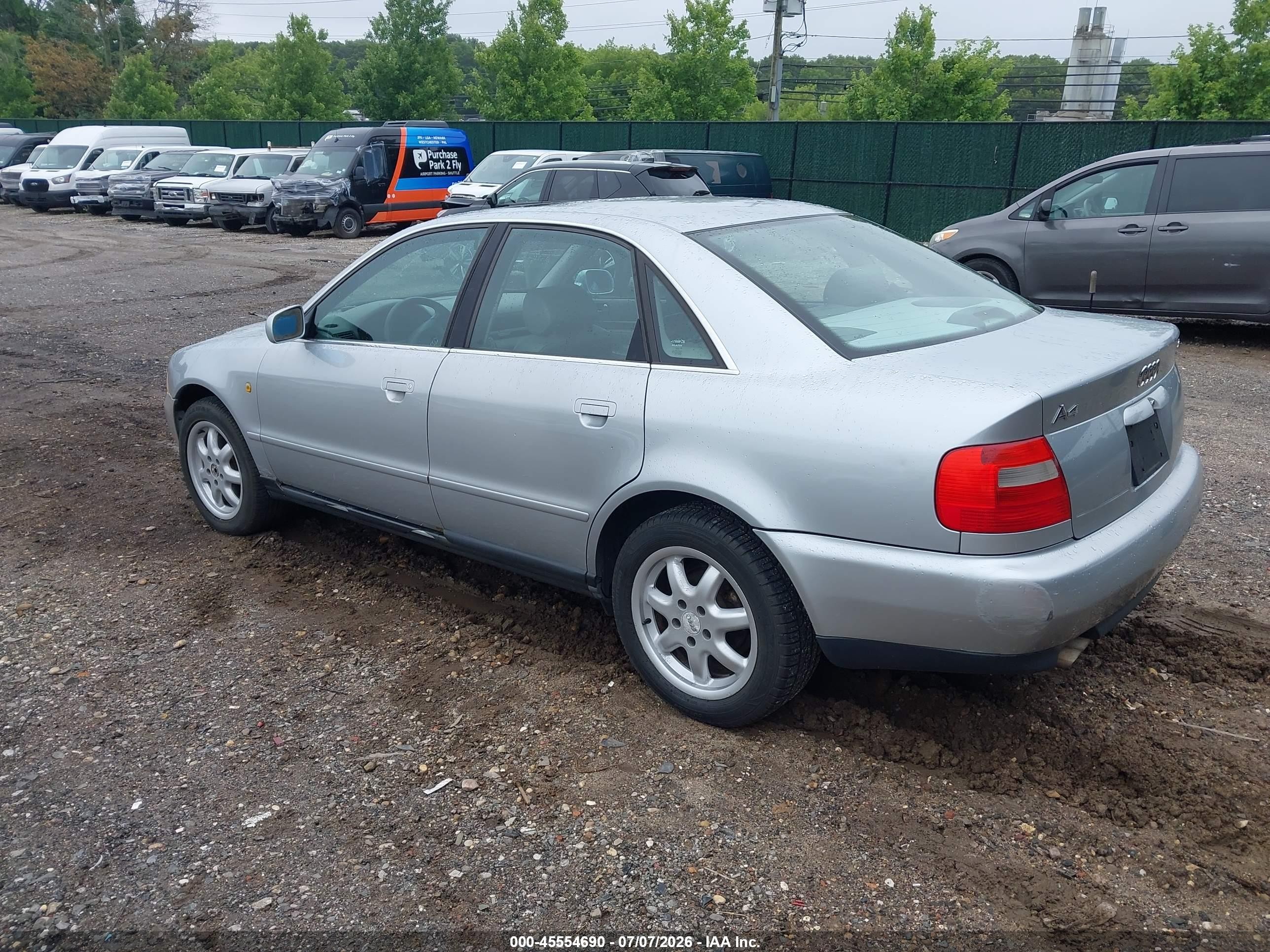 1998 Audi A4 2.8/2.8 (a5) Quattro Gray vin: WAUED68DXWA073333