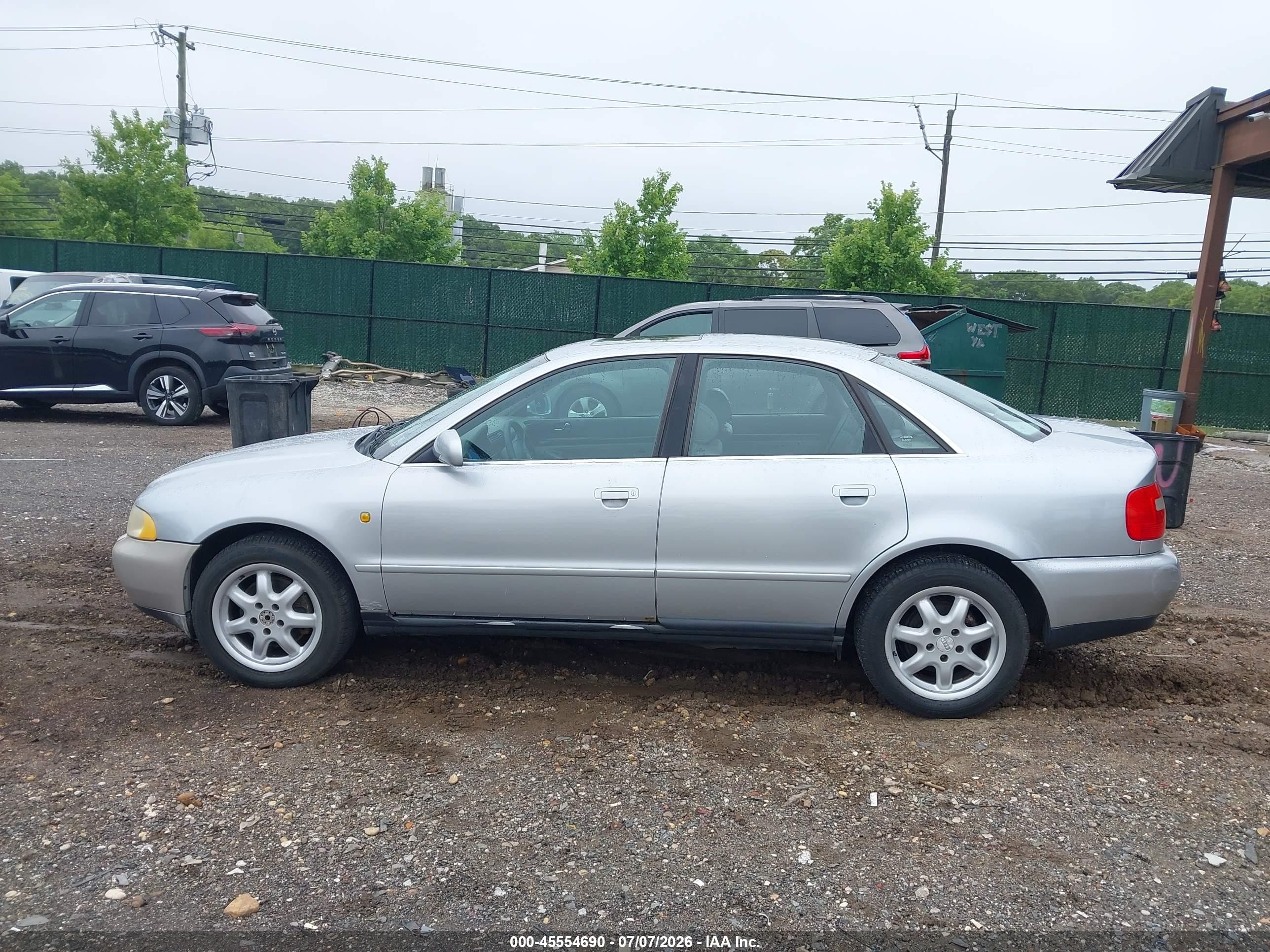 1998 Audi A4 2.8/2.8 (a5) Quattro Gray vin: WAUED68DXWA073333