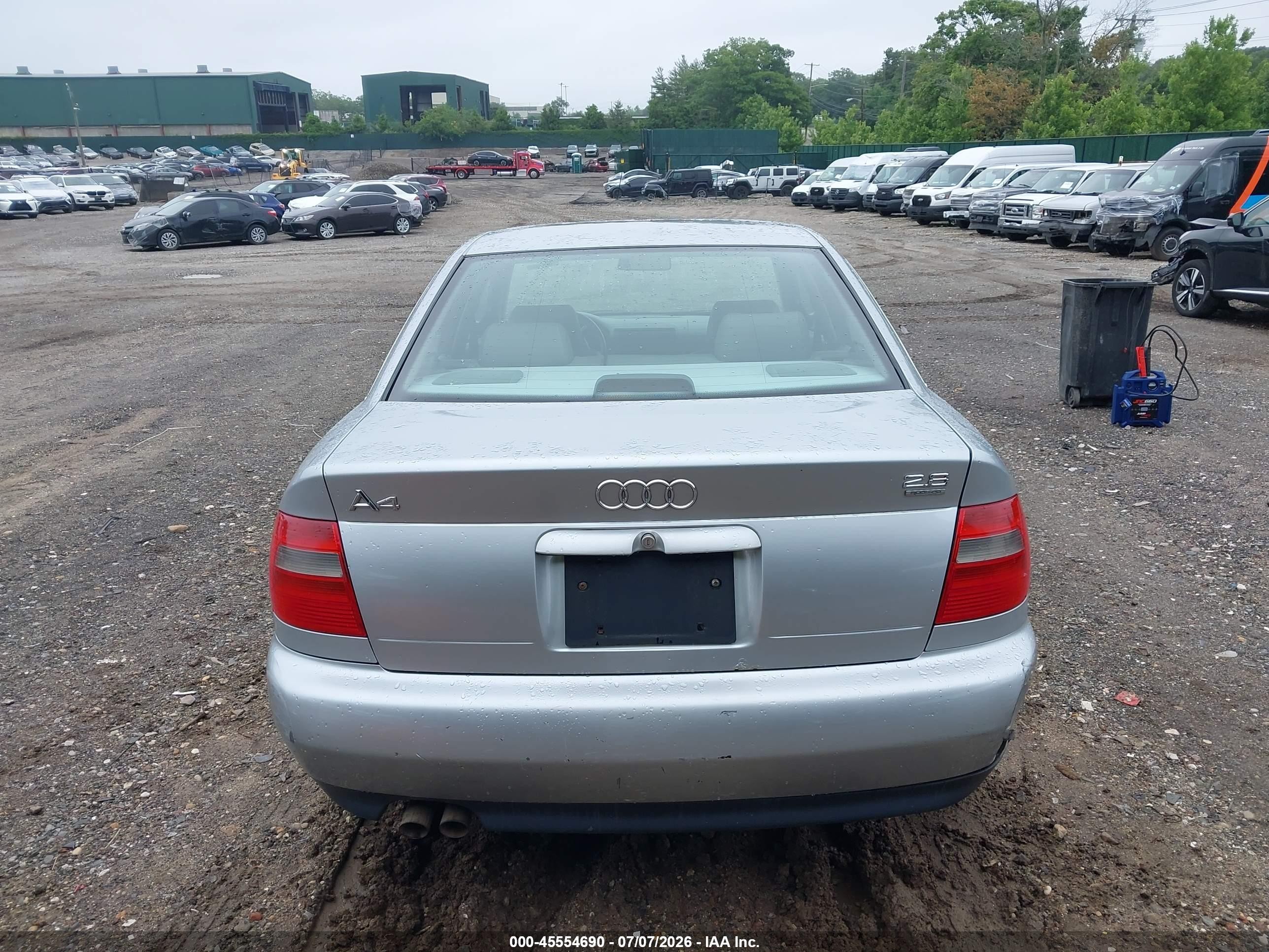 1998 Audi A4 2.8/2.8 (a5) Quattro Gray vin: WAUED68DXWA073333