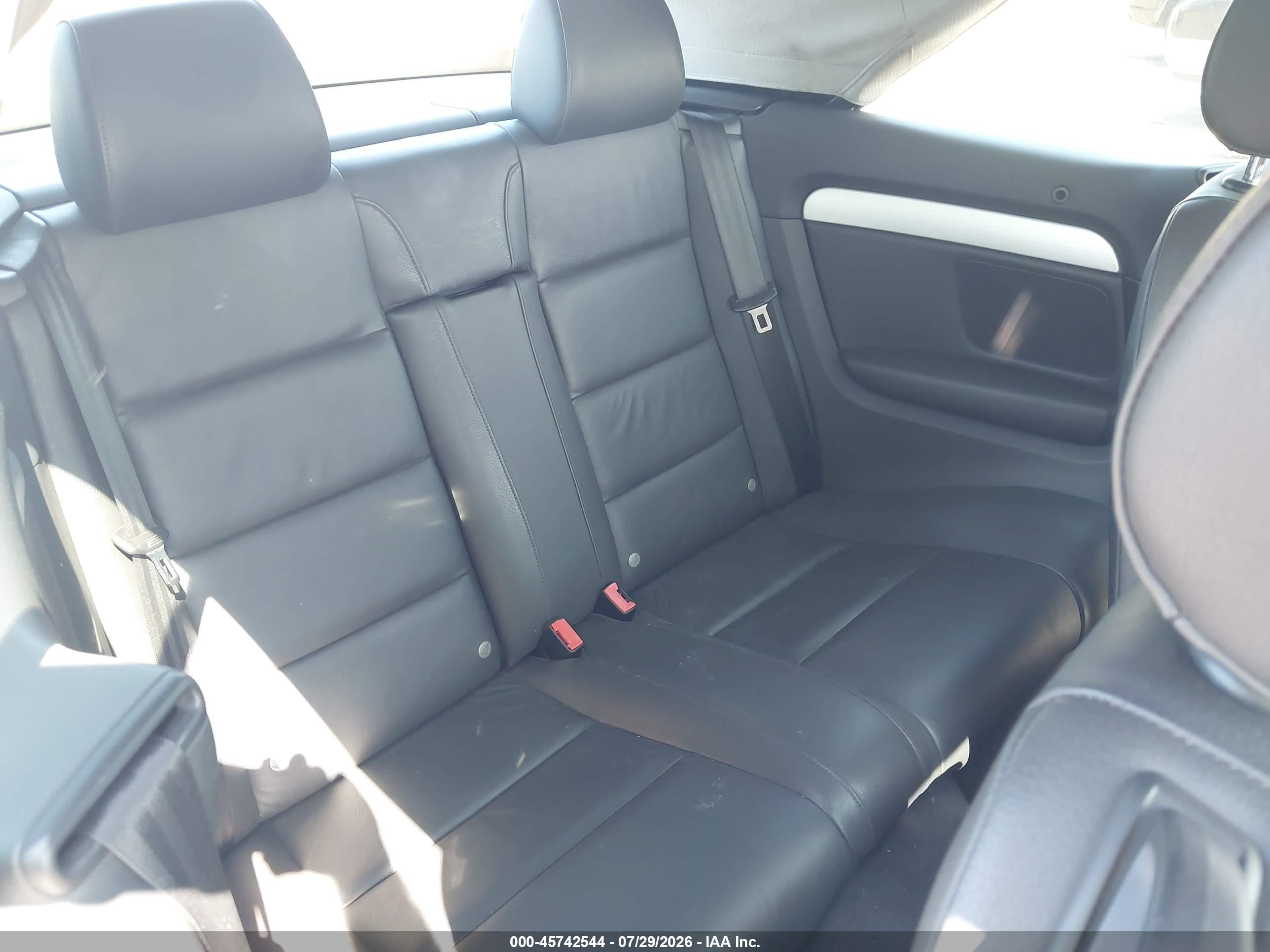 2008 Audi A4 2.0t White vin: WAUEF48H88K013551