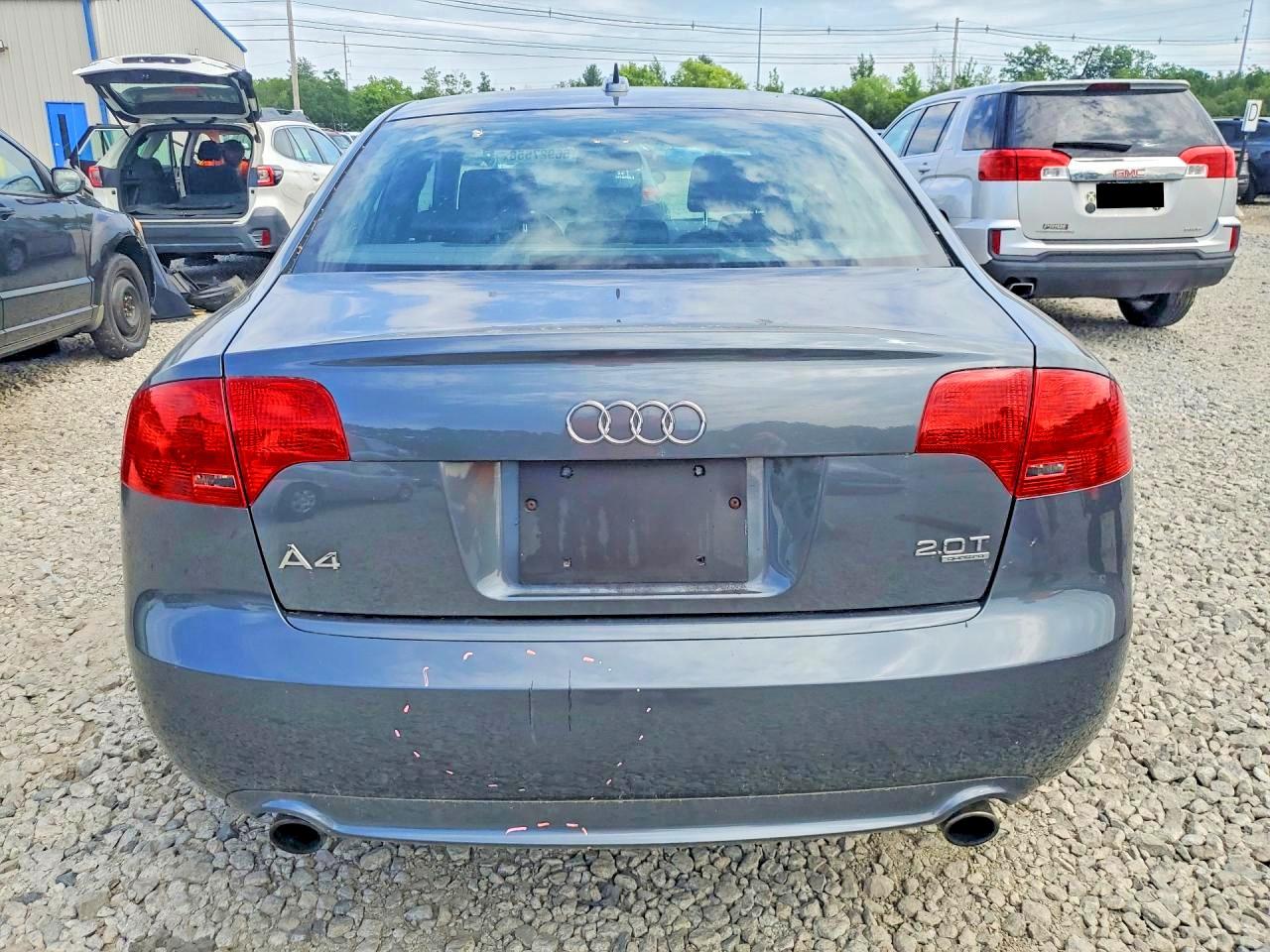 2006 Audi A4 S-line 2.0t Quattro Turbo Серый vin: WAUEF78E26A248263