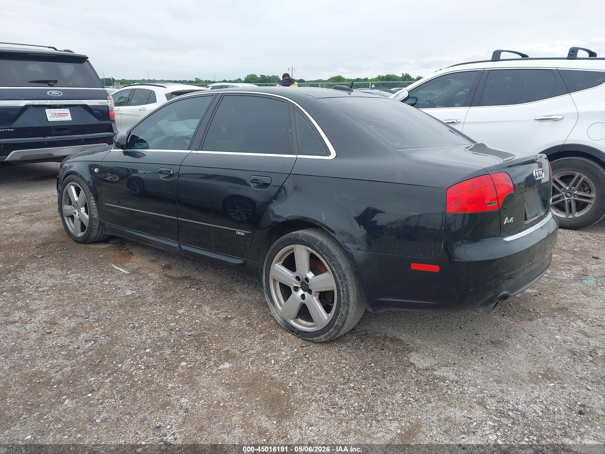 2006 Audi A4 2.0t Black vin: WAUEF78E56A016756