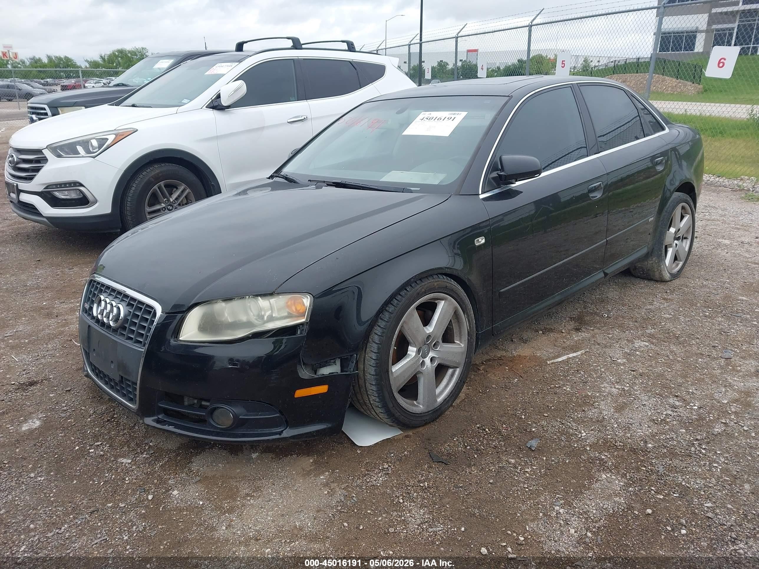 2006 Audi A4 2.0t Black vin: WAUEF78E56A016756