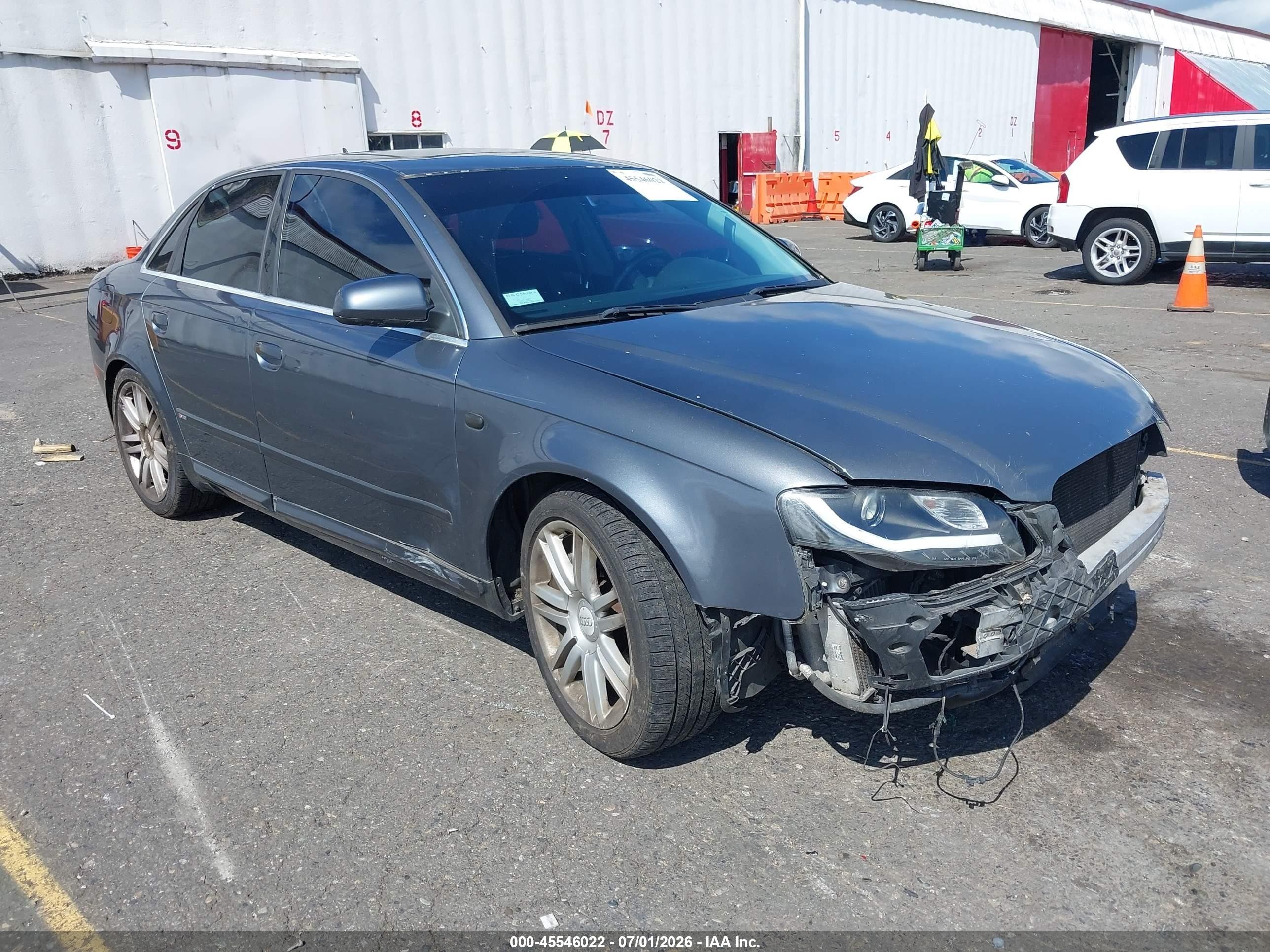 2008 Audi A4   Blue vin: WAUEF78E68A163624
