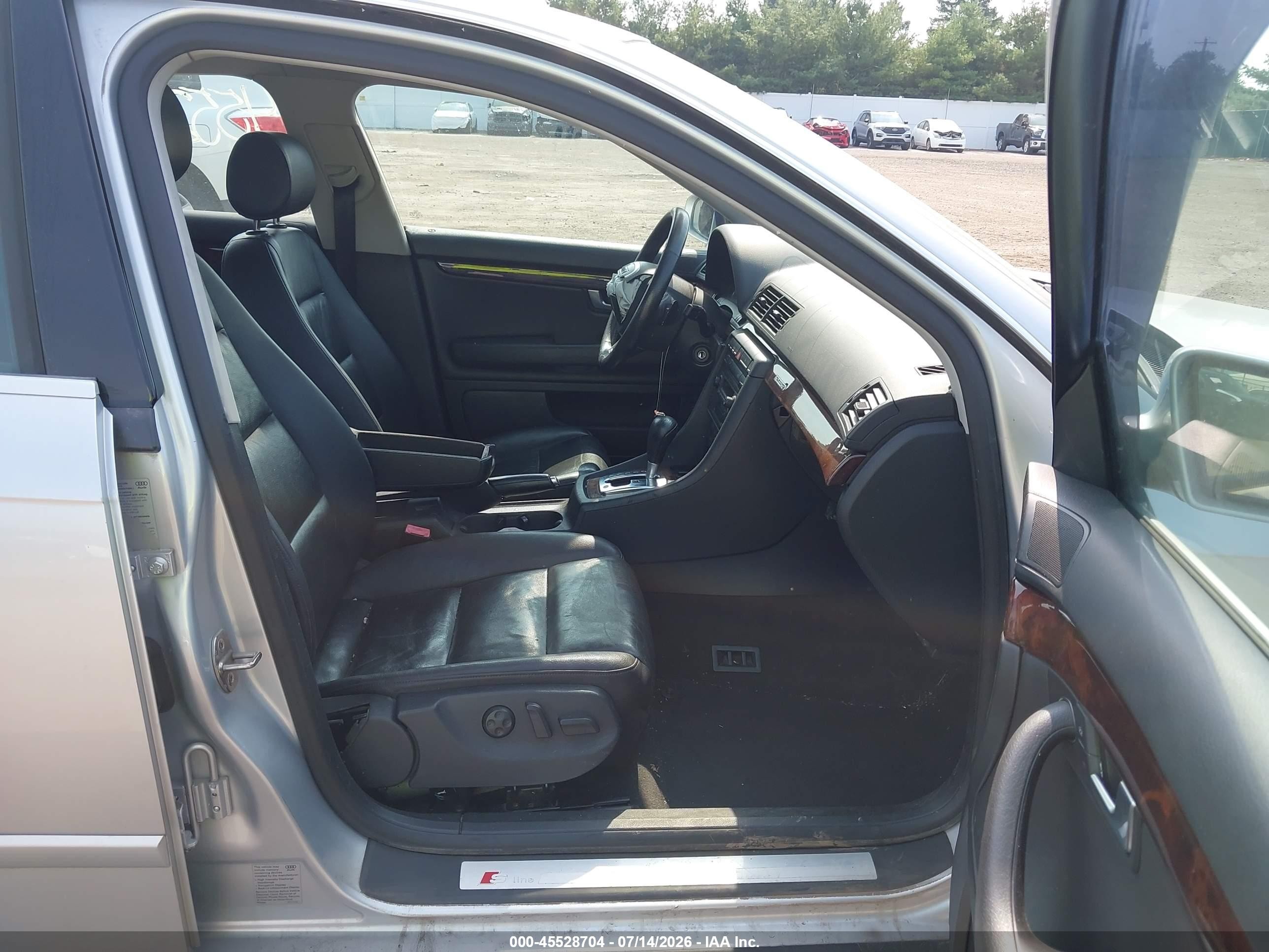 2006 Audi A4 2.0t Silver vin: WAUEF78EX6A032645