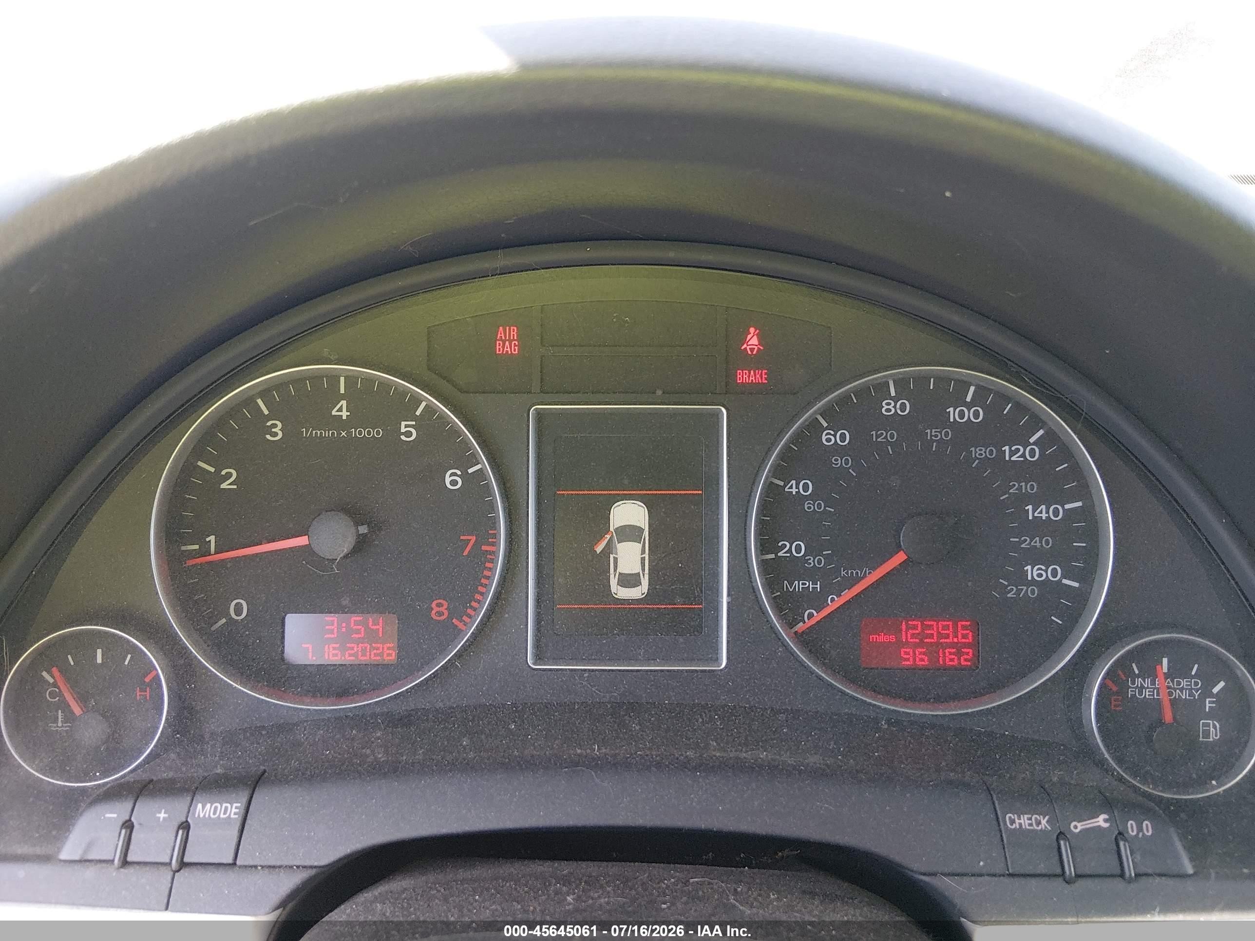 2006 Audi A4 2.0t Black vin: WAUEF78EX6A256059