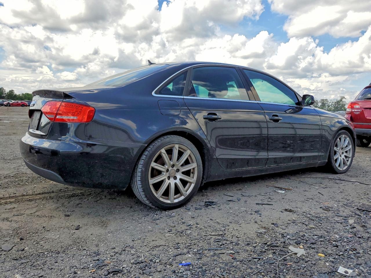 2012 Audi A4 Premium Plus Black vin: WAUEFAFL0AN060681