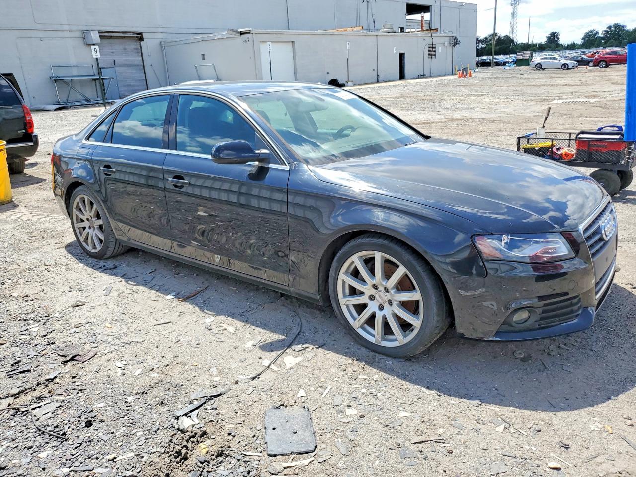 2012 Audi A4 Premium Plus Black vin: WAUEFAFL0AN060681