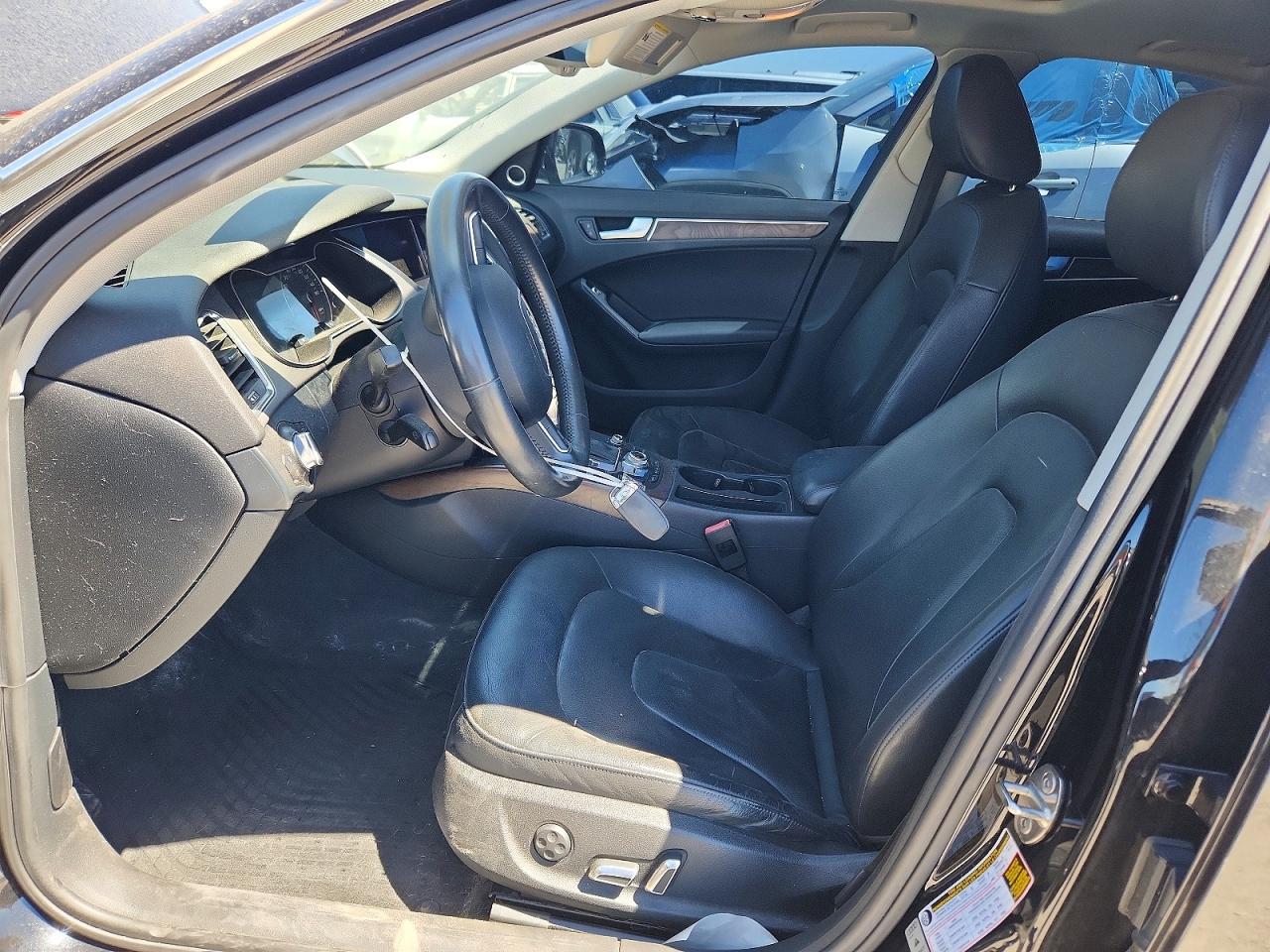 2013 Audi A4 Premium Plus Black vin: WAUEFAFL0DN022047