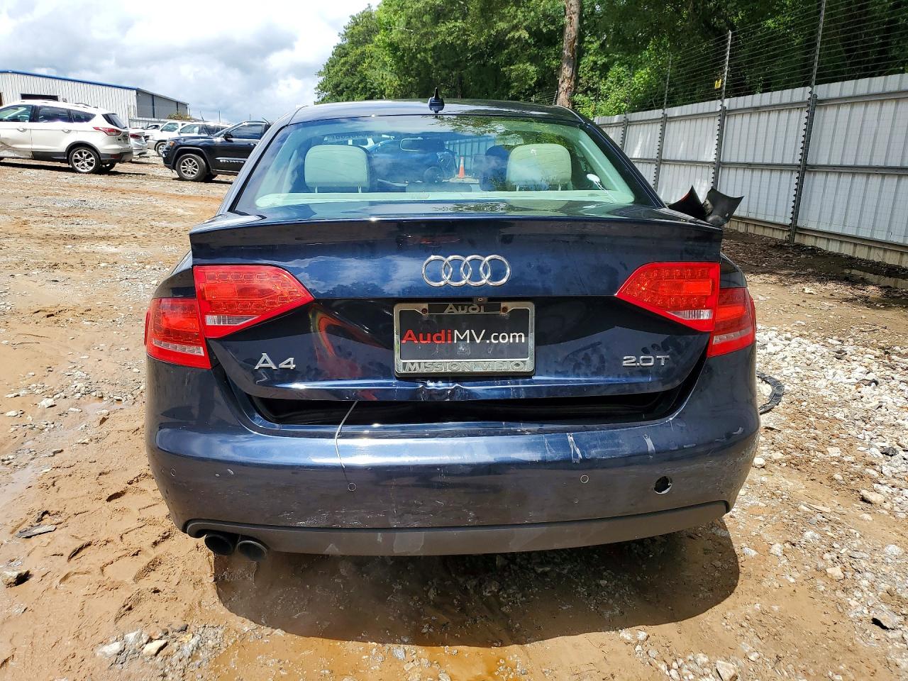 2011 Audi A4 Premium Plus Blue vin: WAUEFAFL1BN022796