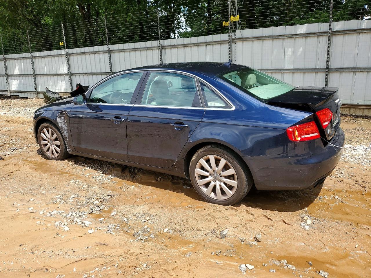 2011 Audi A4 Premium Plus Blue vin: WAUEFAFL1BN022796