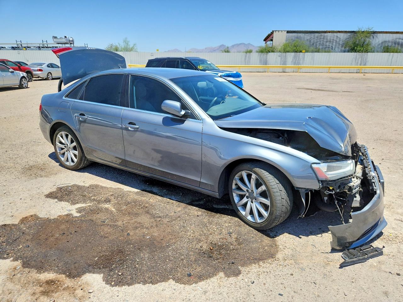 2013 Audi A4 Premium Plus Charcoal vin: WAUEFAFL1DN025121